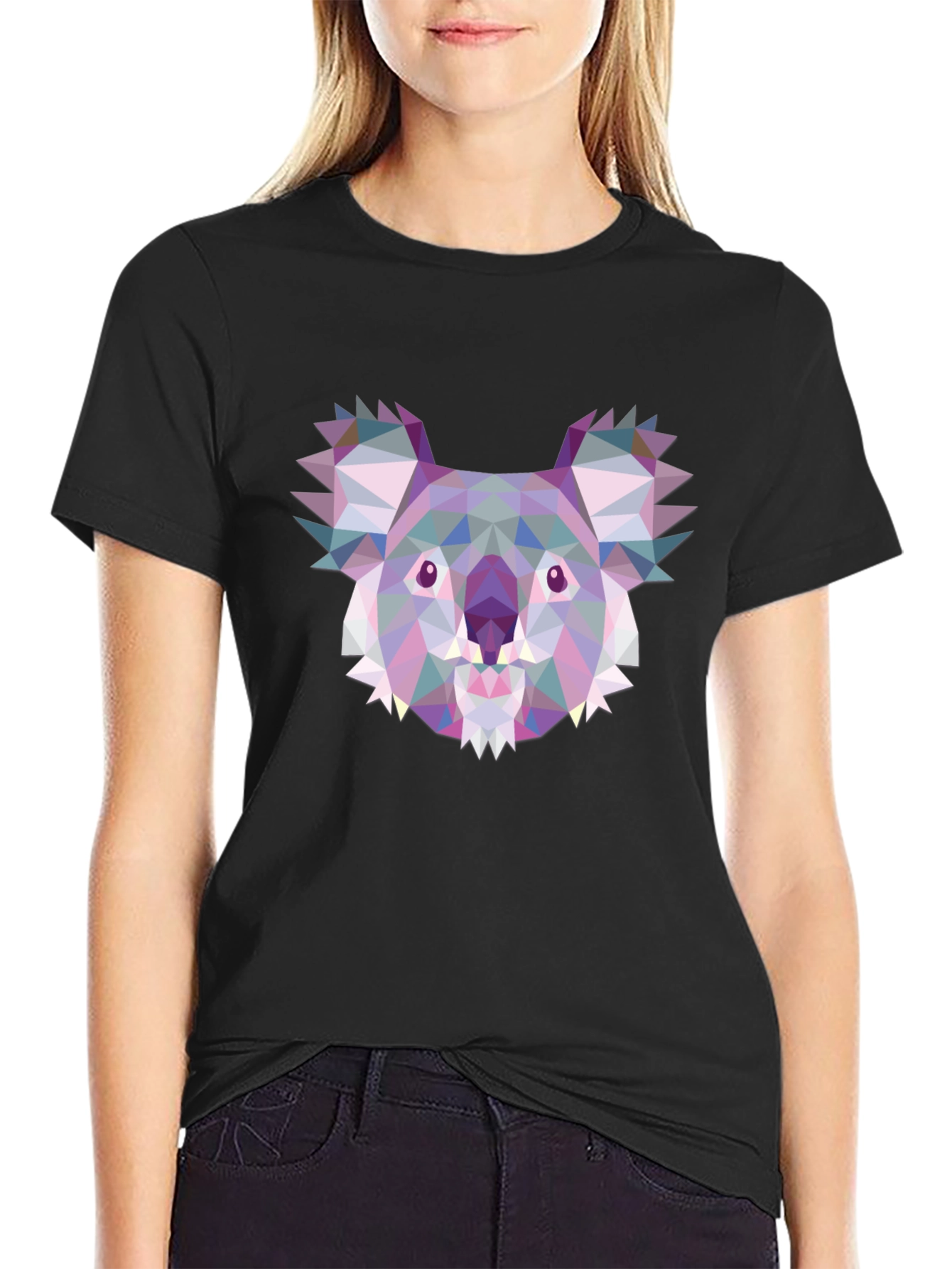 Geometric Koala T-Shirt - Modern Style