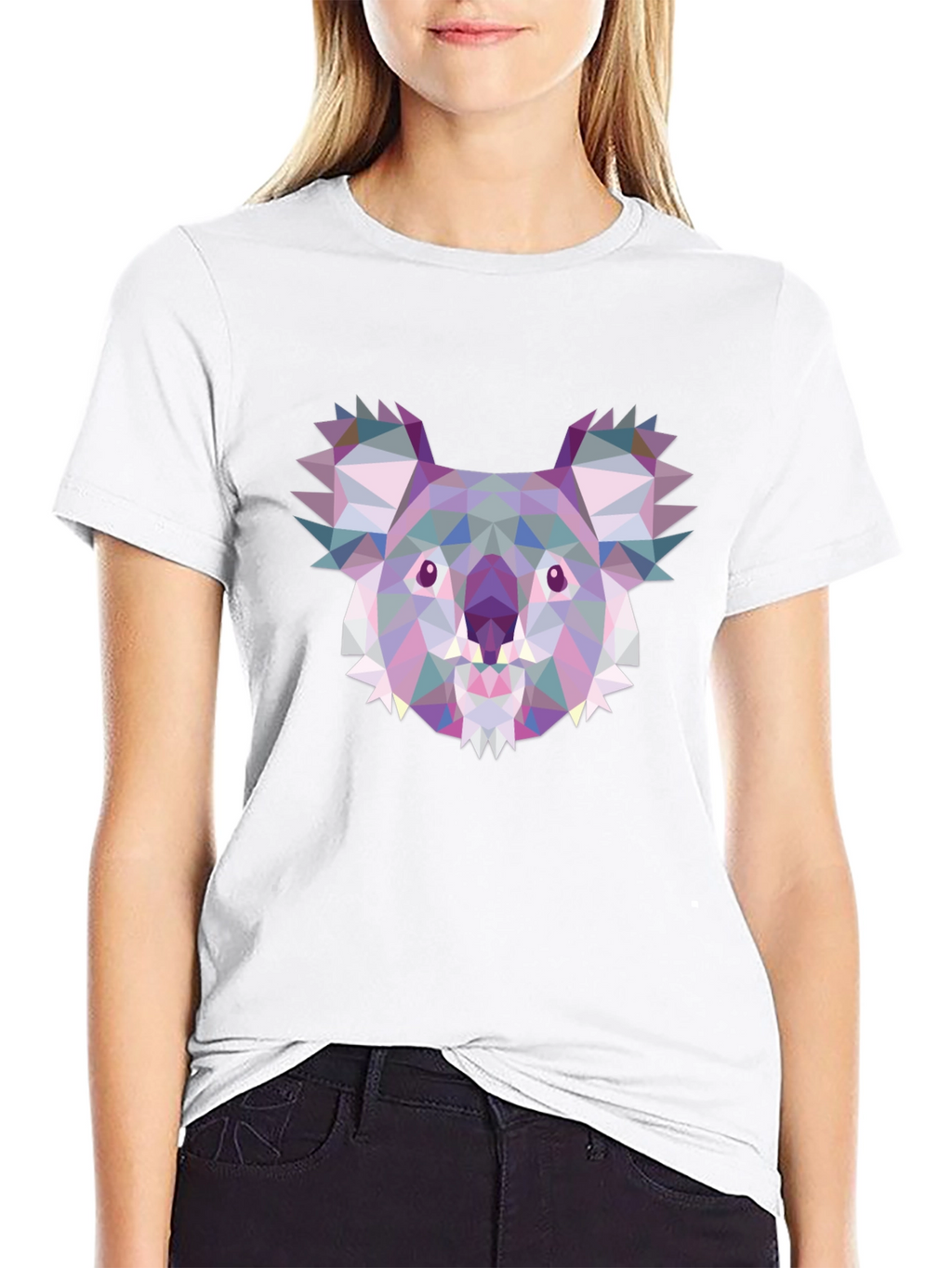 Geometric Koala T-Shirt - Modern Style
