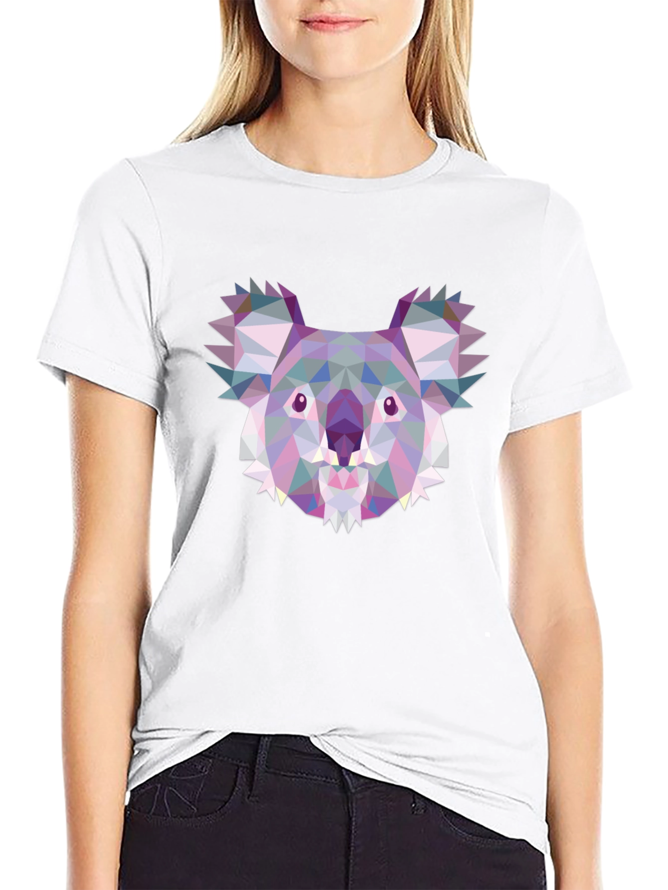 Geometric Koala T-Shirt - Modern Style