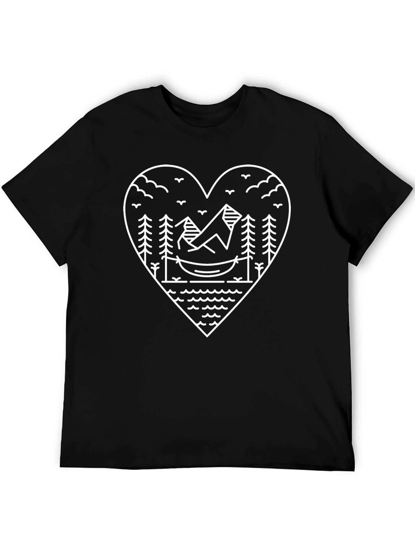 Nature Heart Graphic Tee - Relaxed Fit