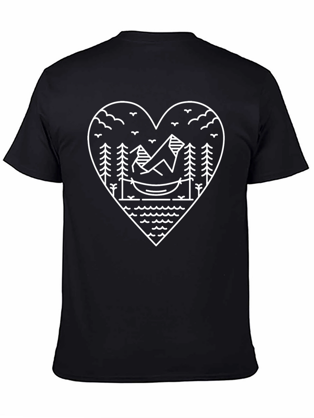 Nature Heart Graphic Tee - Relaxed Fit