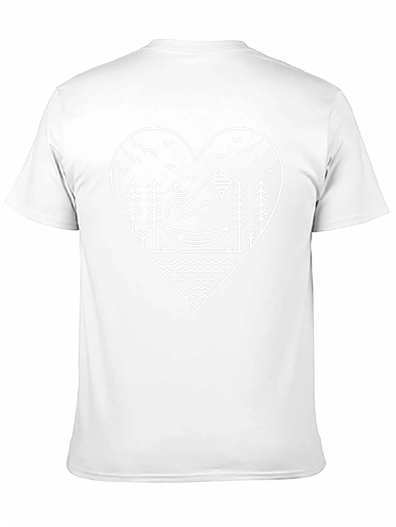 Nature Heart Graphic Tee - Relaxed Fit