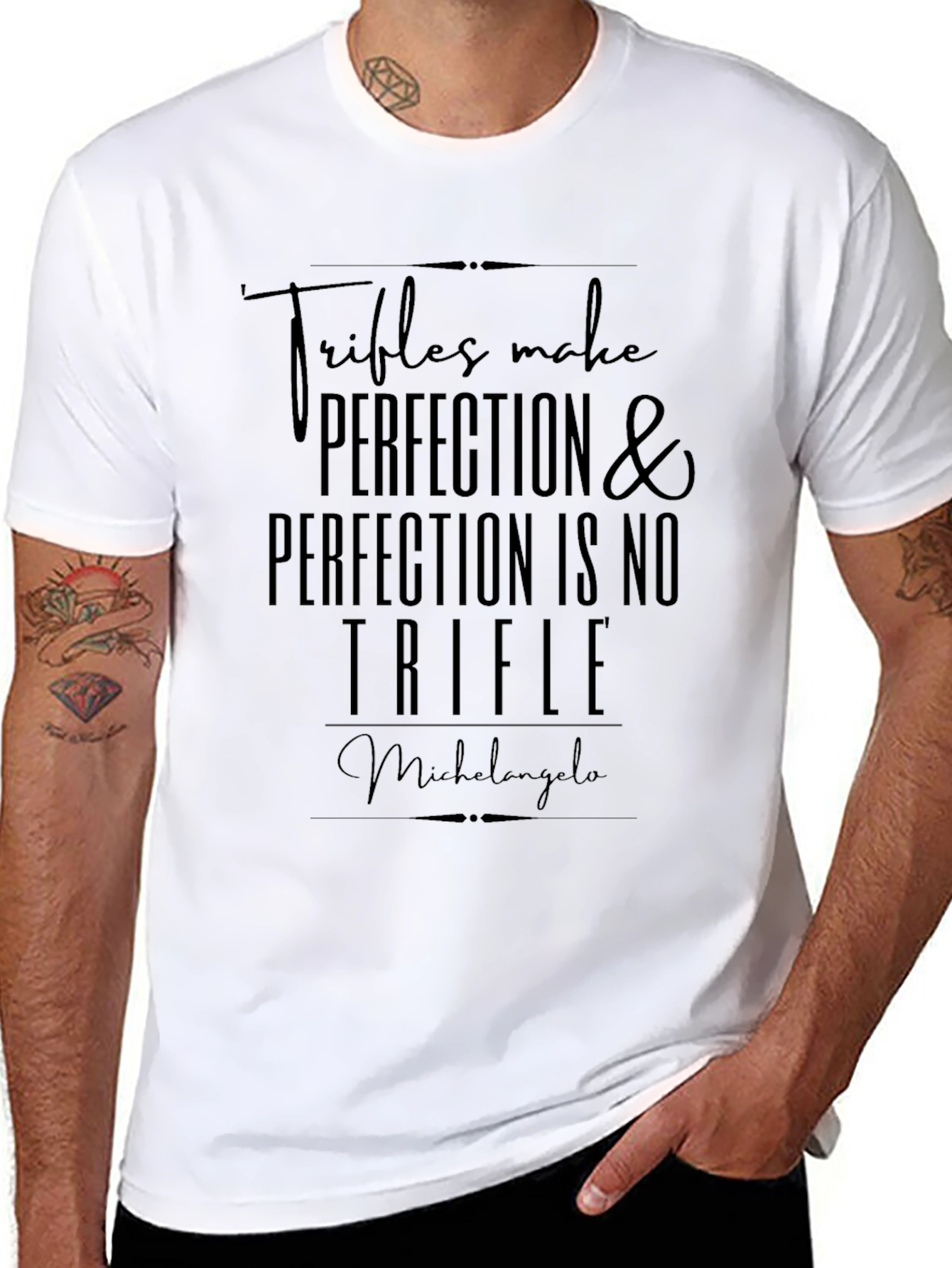 Trifles Make Perfection Graphic Tee