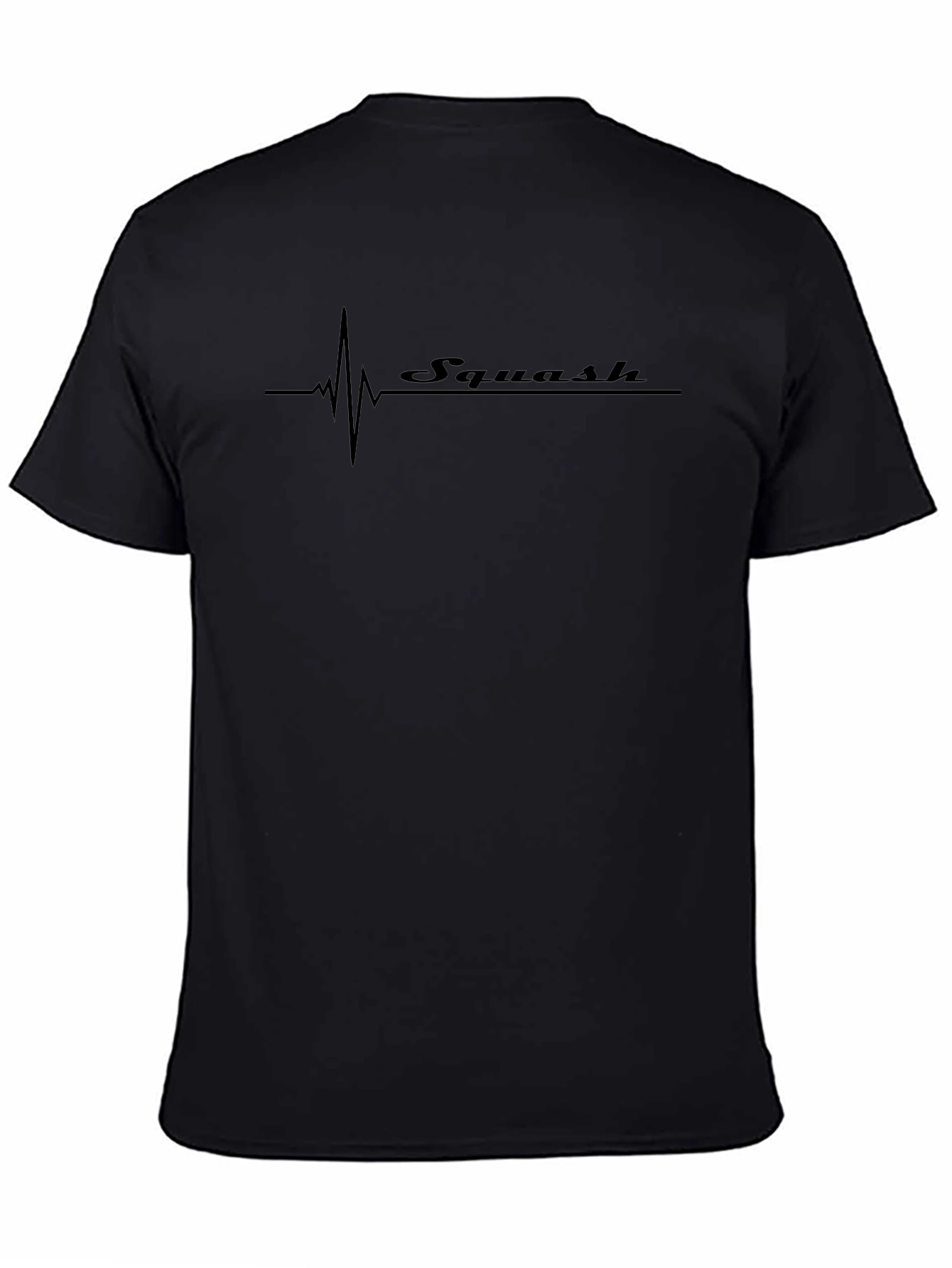 Squash Heartbeat T-Shirt - Graphic Tee for Squash Lovers