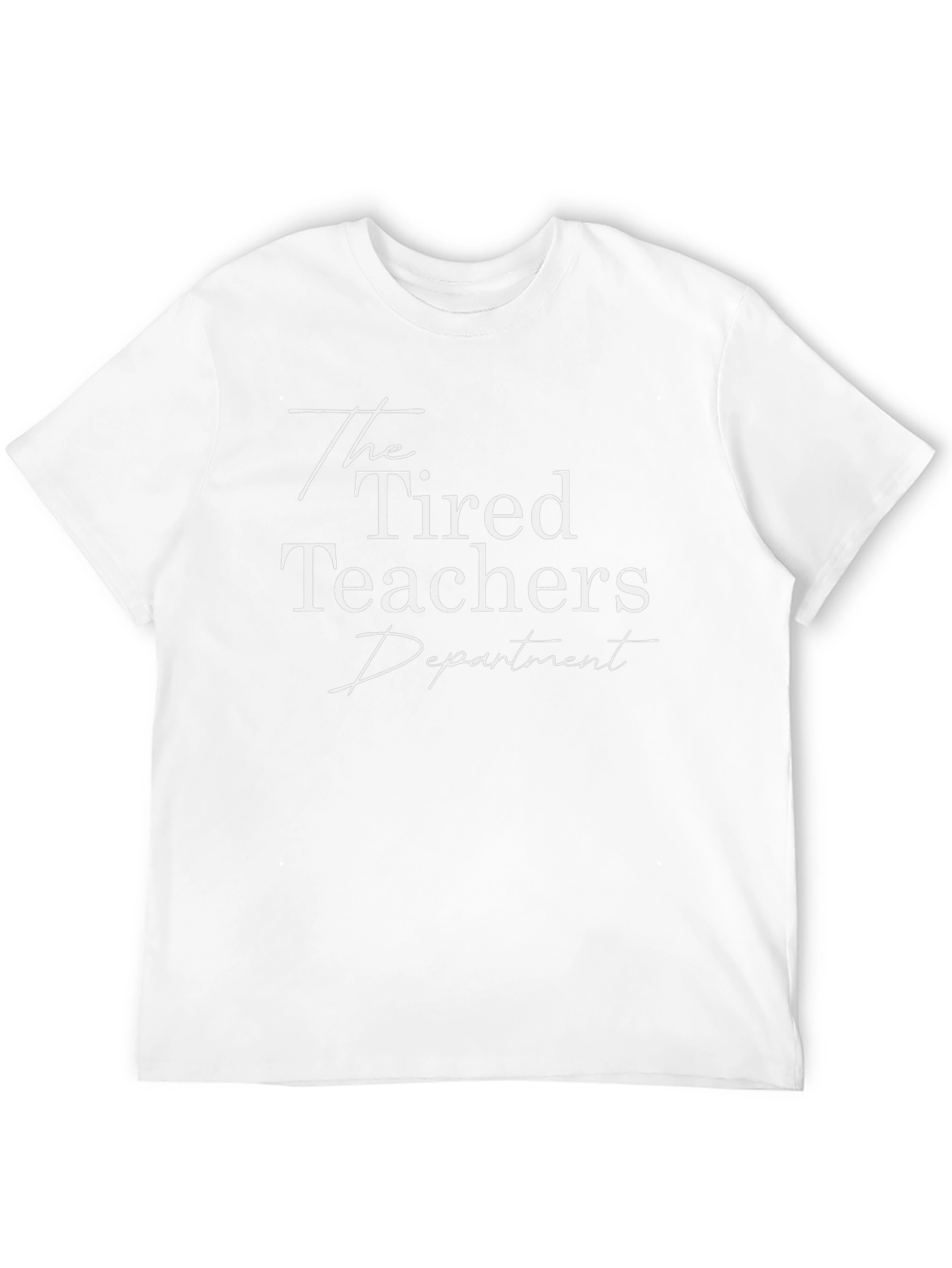 The Tired Teachers Department T-Shirt - Black