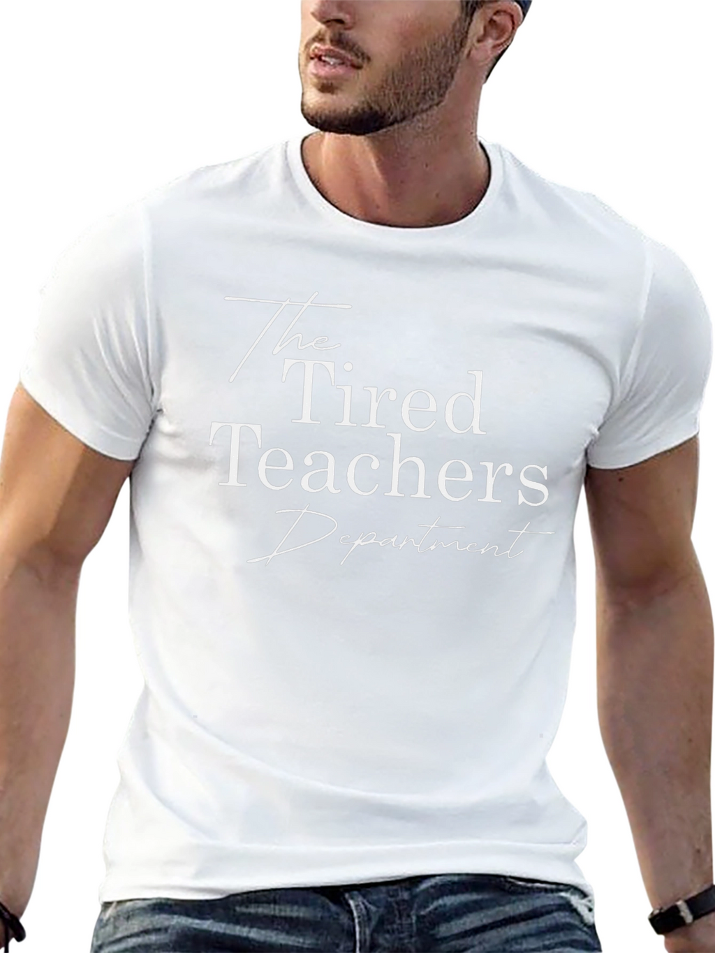 The Tired Teachers Department T-Shirt - Black