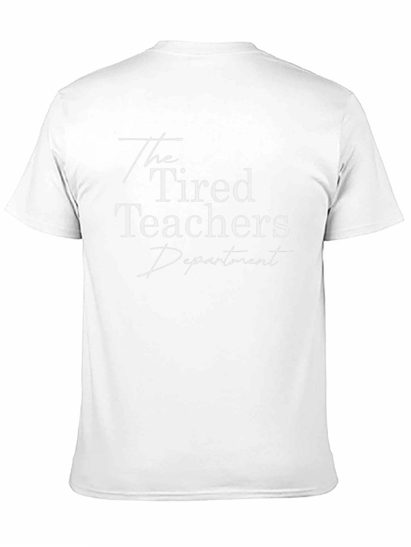 The Tired Teachers Department T-Shirt - Black