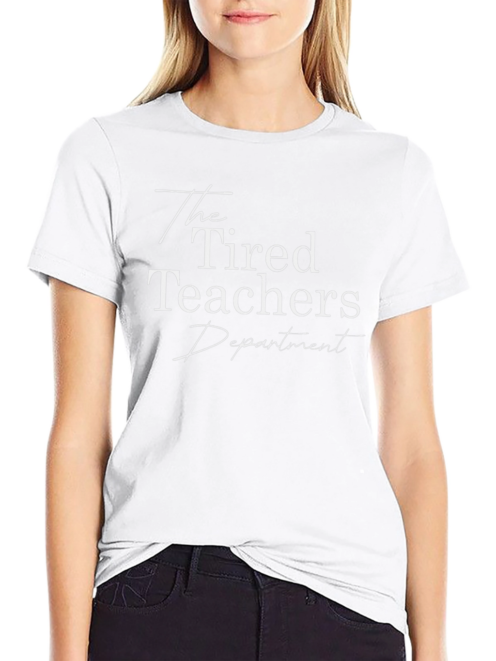 The Tired Teachers Department T-Shirt - Black