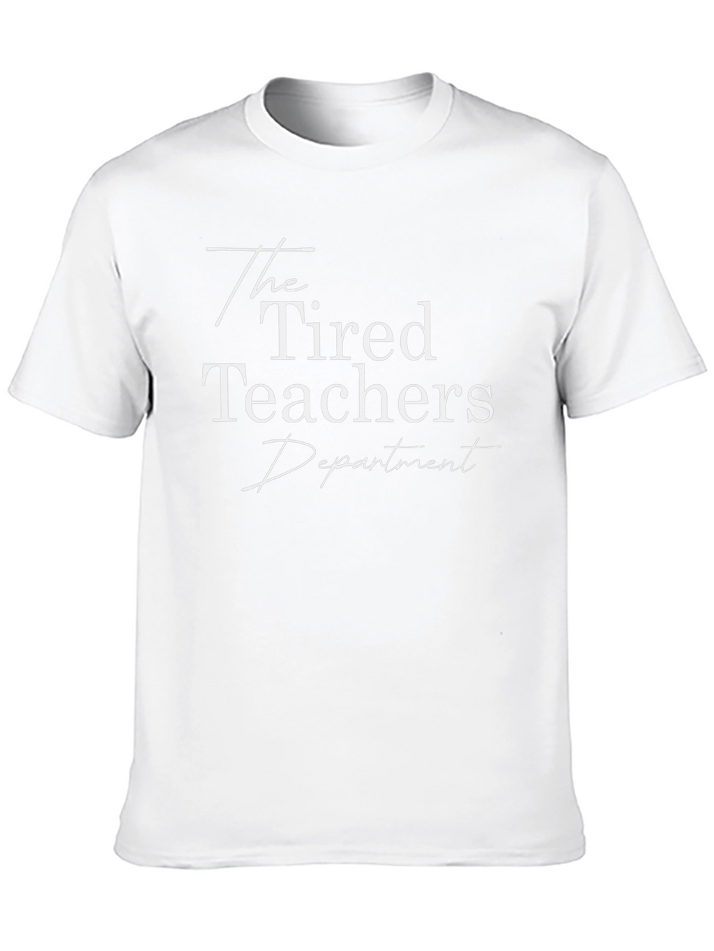 The Tired Teachers Department T-Shirt - Black