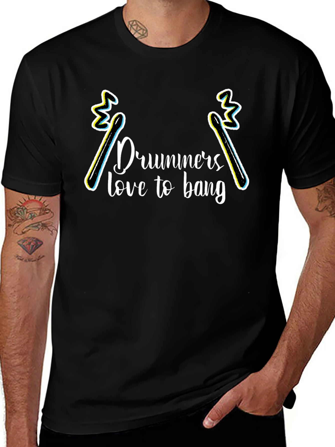 Drummers Love to Bang T-Shirt - Music Lover Gift