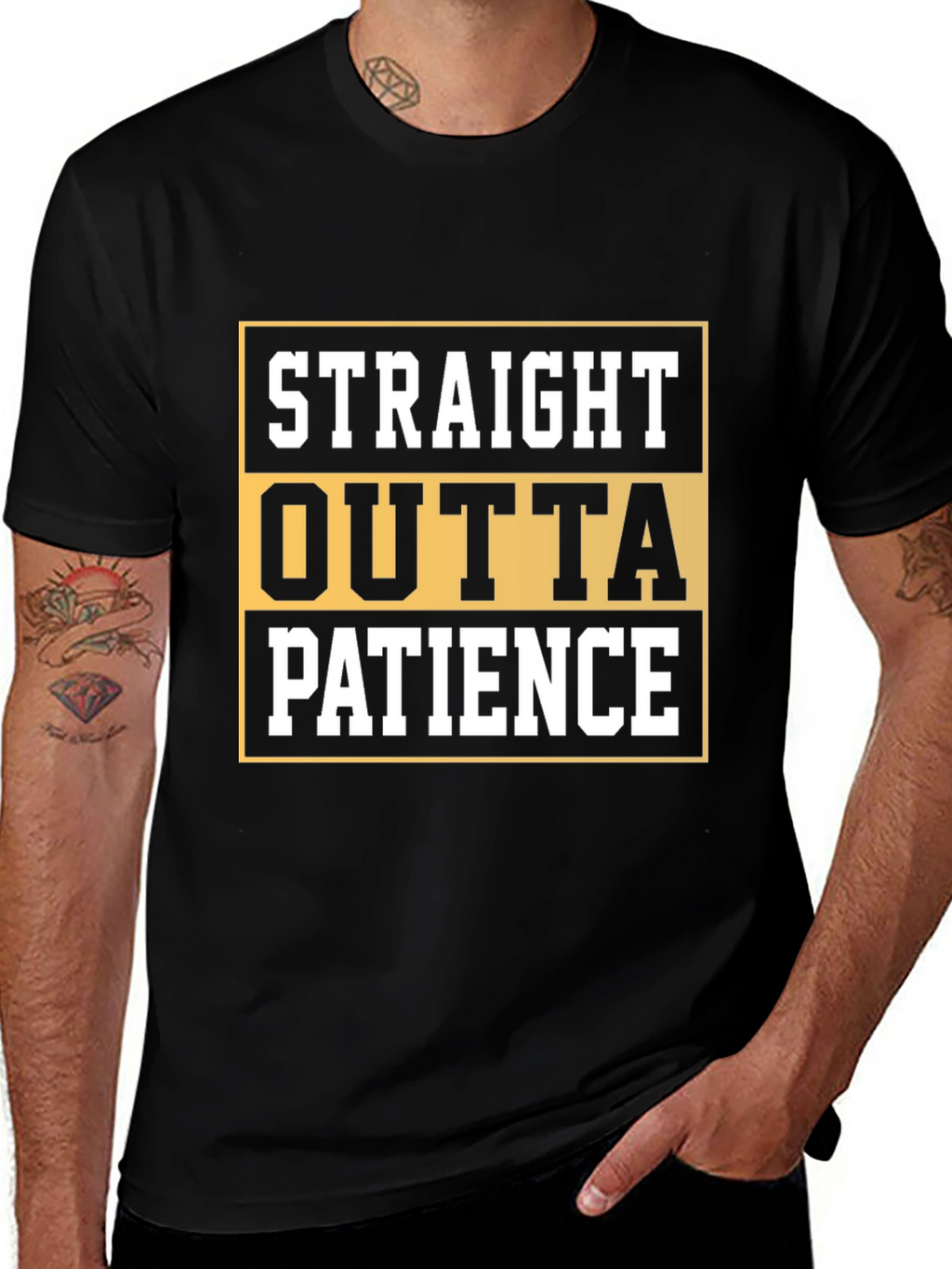 Straight Outta Patience Graphic Tee