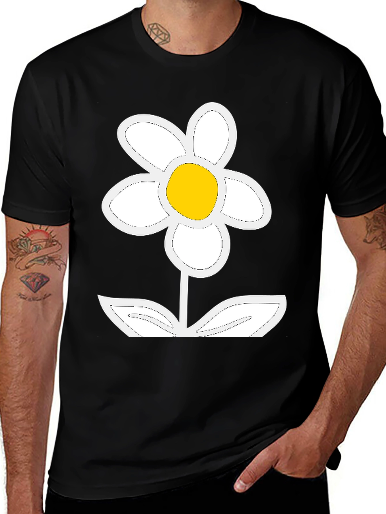 Daisy Graphic Tee - Casual Style