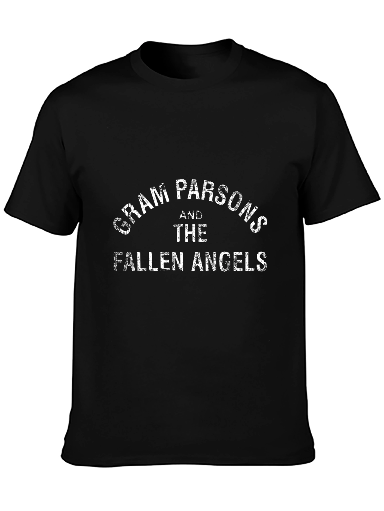 Gram Parsons and the Fallen Angels Black T-Shirt