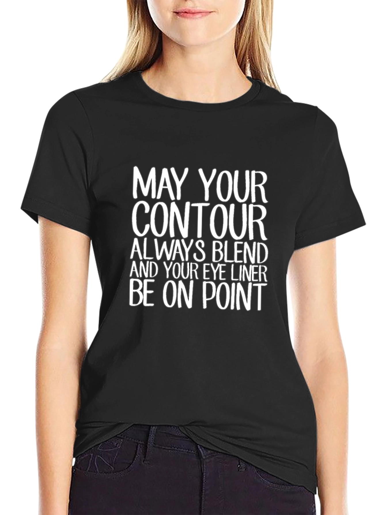 Contour Blend Eye Liner On Point Graphic Tee