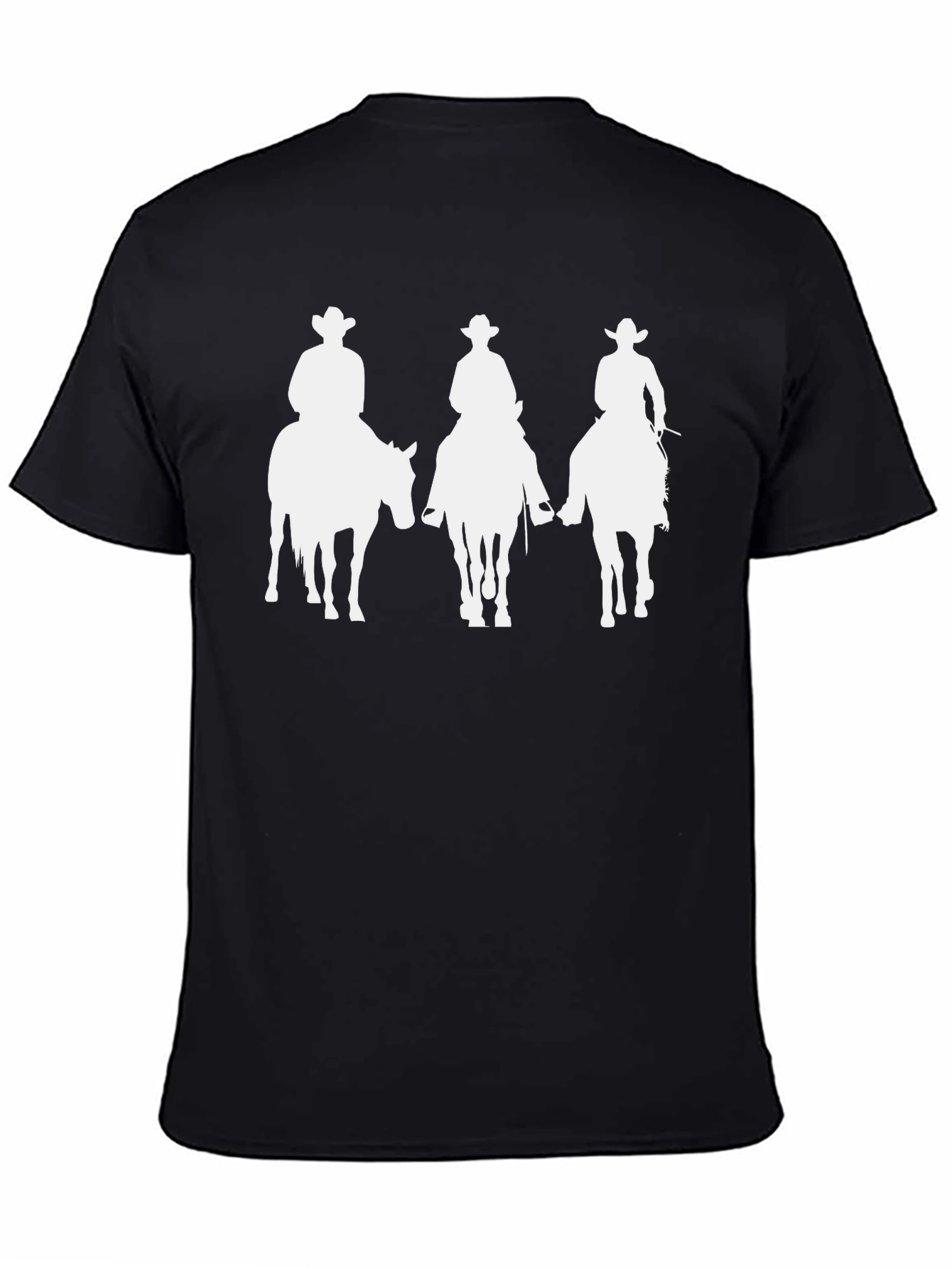 Cowboy Rider Graphic Tee - Black