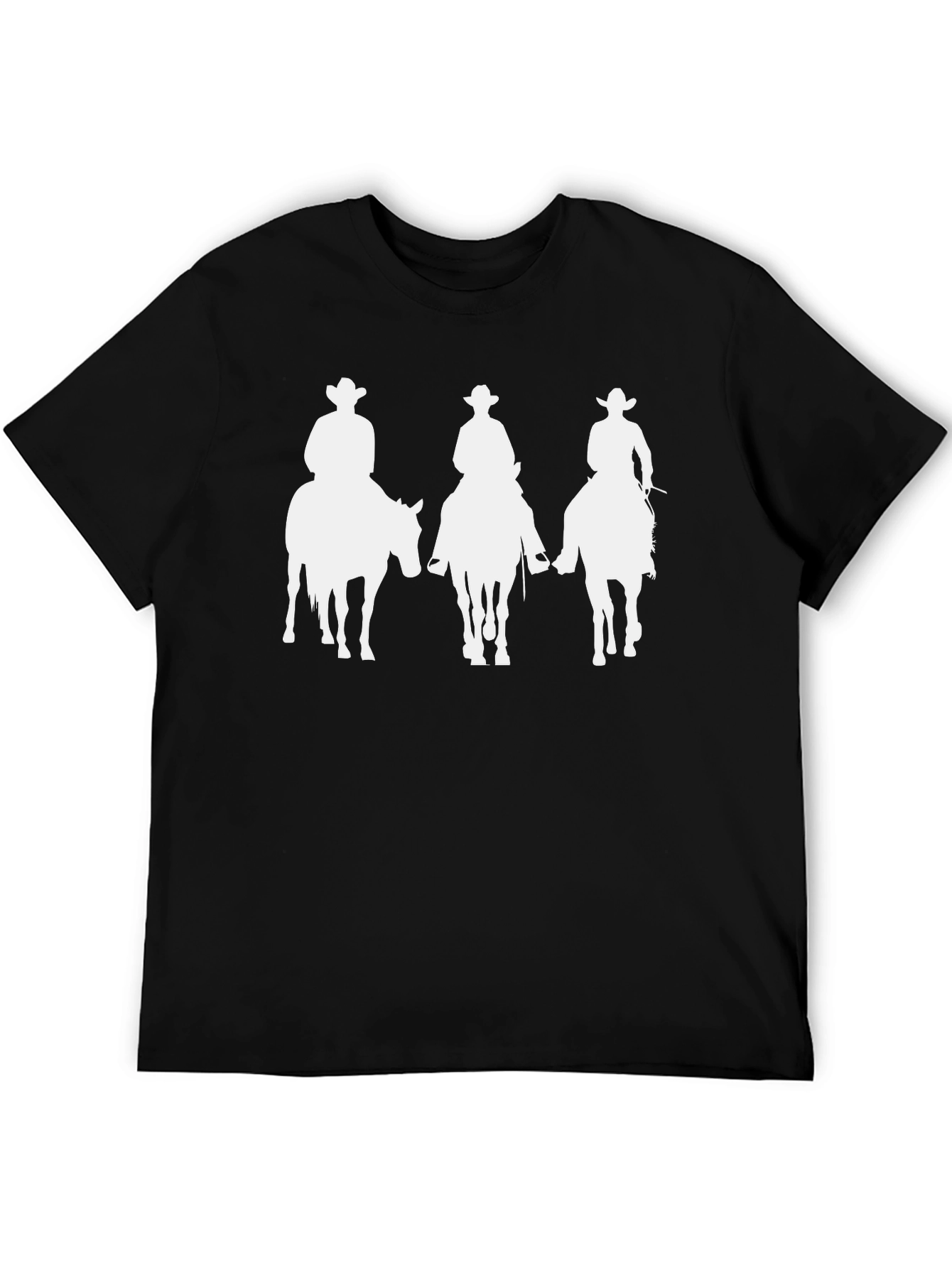 Cowboy Rider Graphic Tee - Black