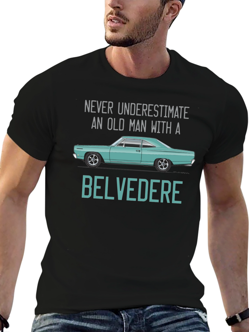 Belvedere Car Graphic T-Shirt