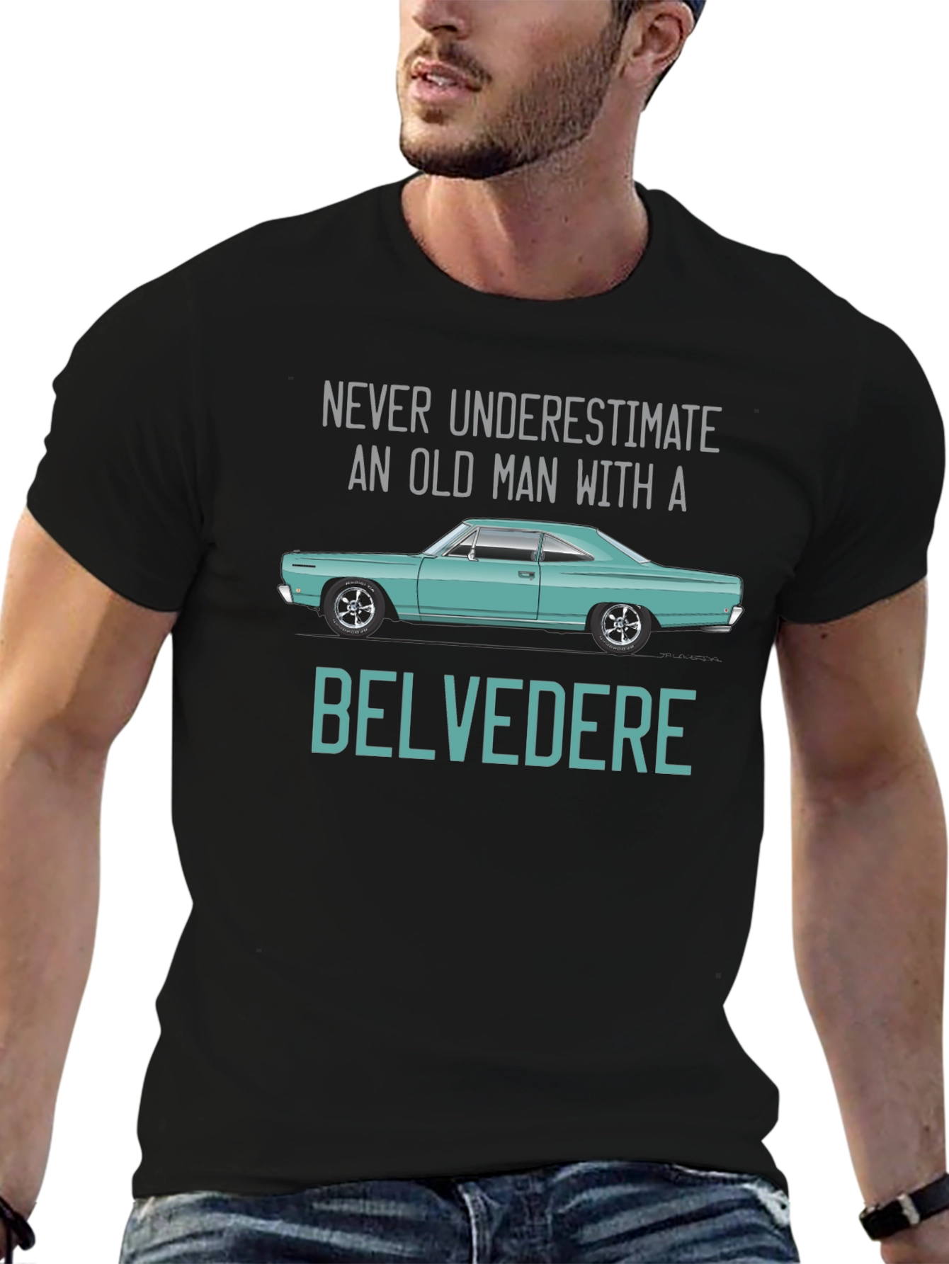 Belvedere Car Graphic T-Shirt