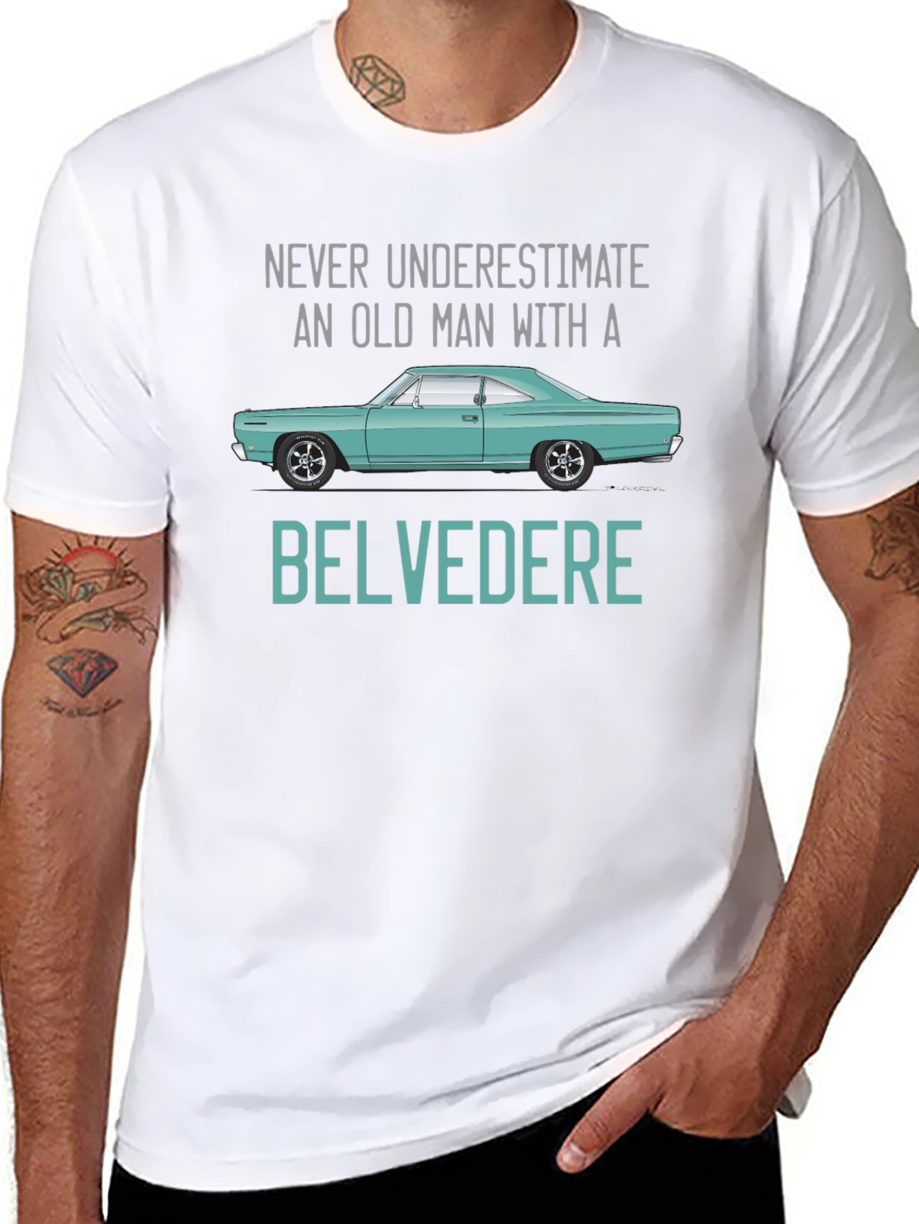 Belvedere Car Graphic T-Shirt