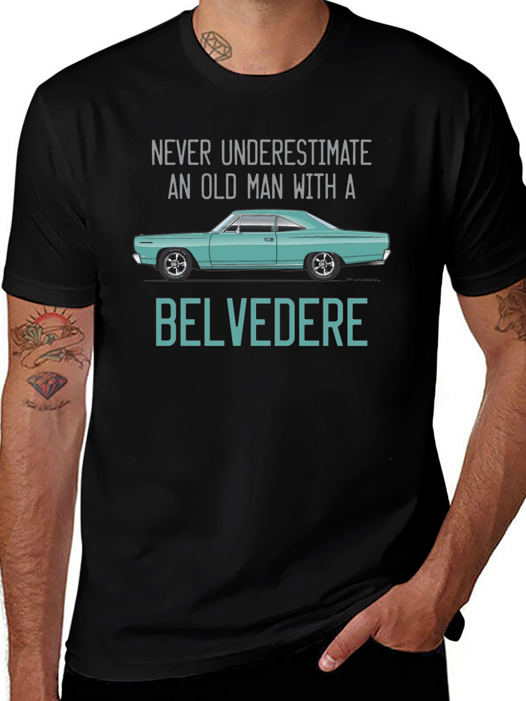 Belvedere Car Graphic T-Shirt
