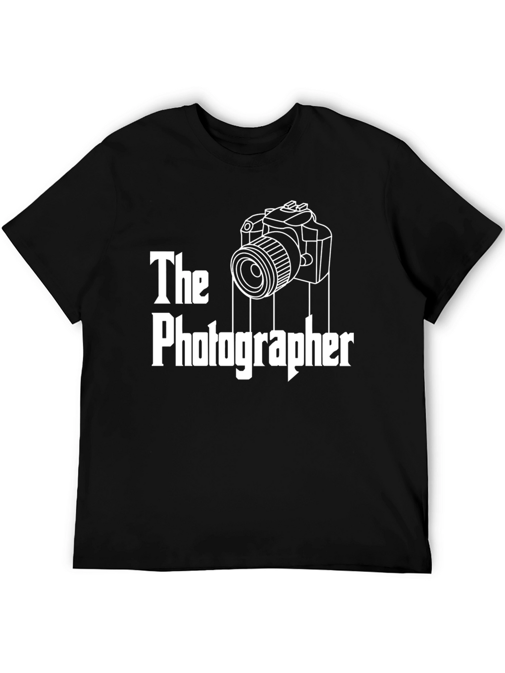 The Photographer Black Graphic T-Shirt