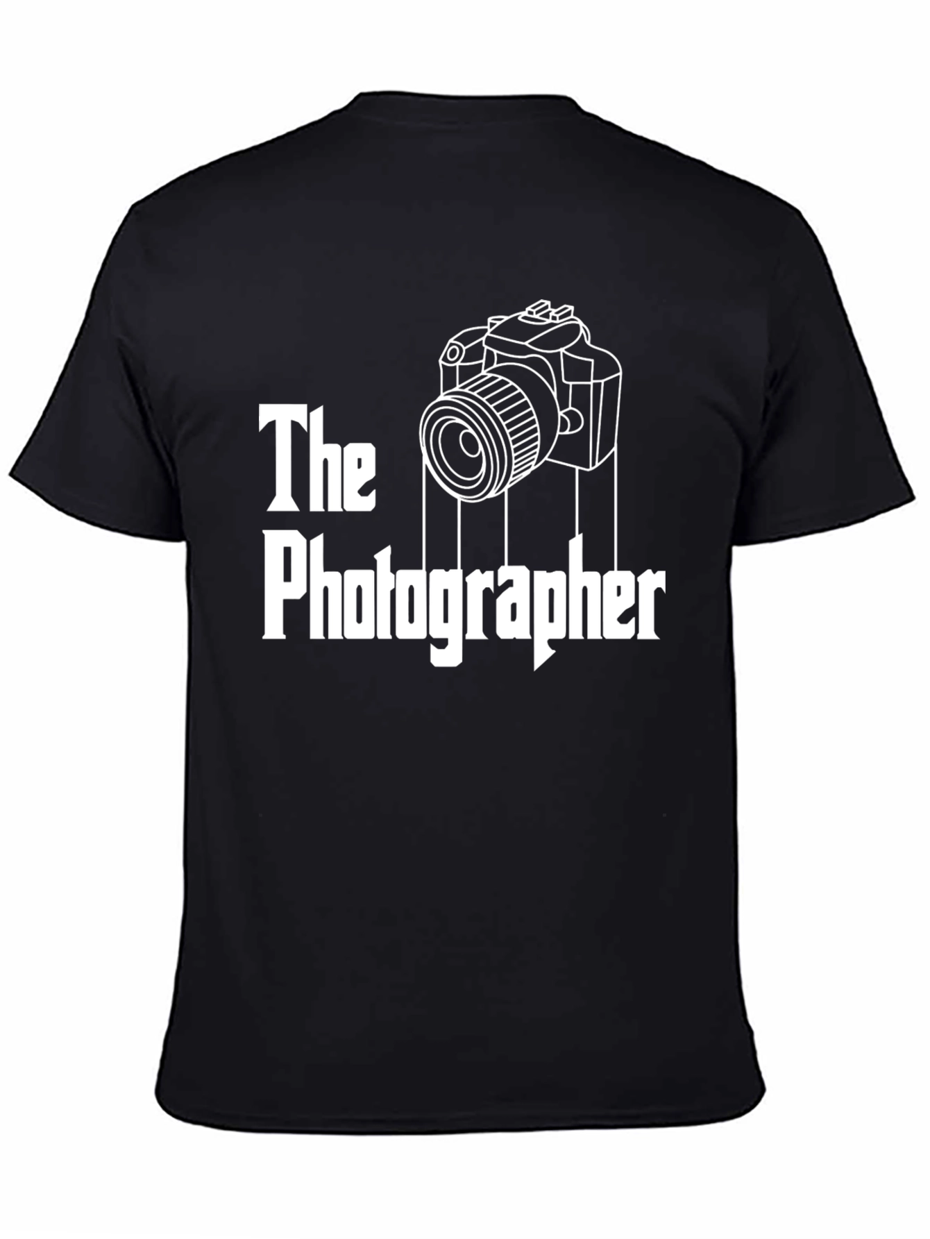 The Photographer Black Graphic T-Shirt