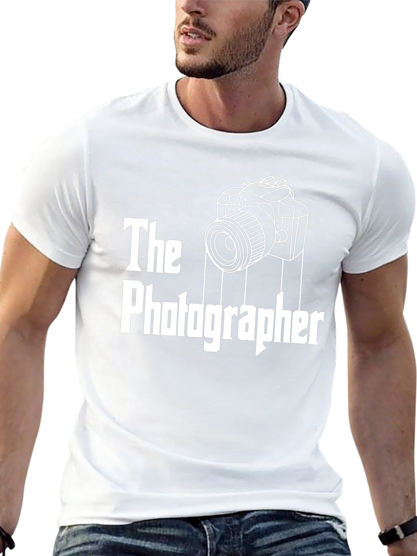 The Photographer Black Graphic T-Shirt
