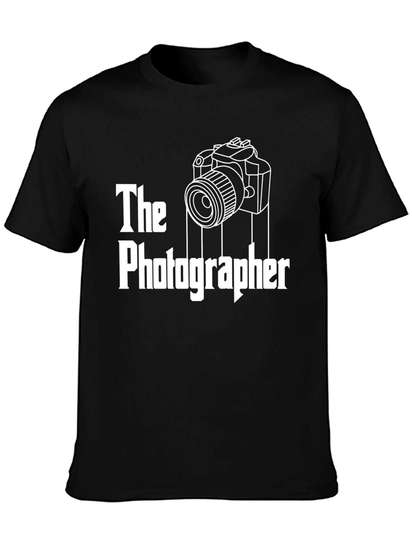 The Photographer Black Graphic T-Shirt