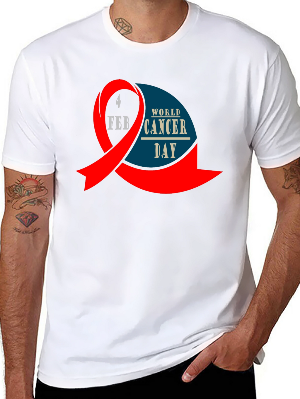 World Cancer Day Awareness T-Shirt
