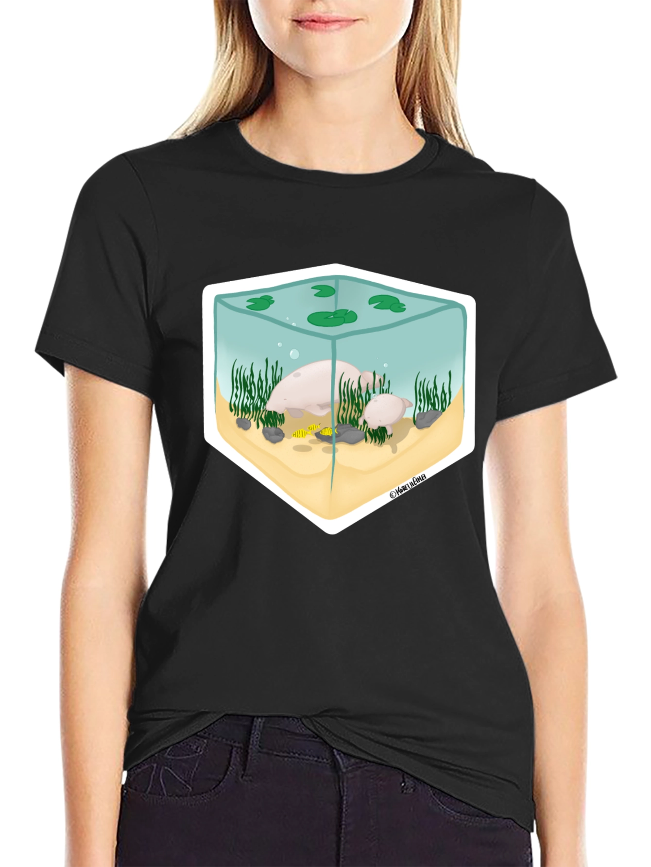 Aquarium Graphic Tee - Unique Design