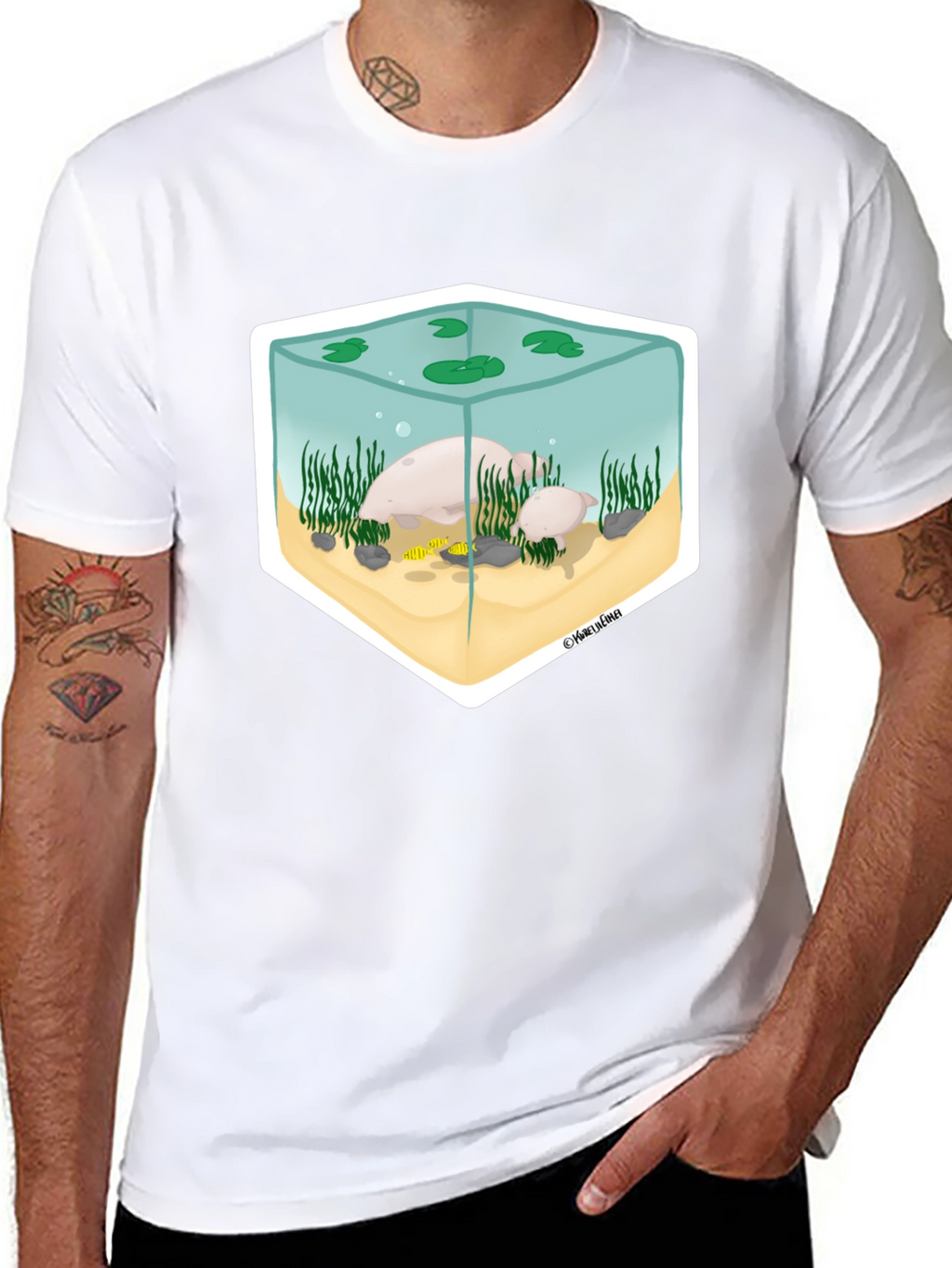 Aquarium Graphic Tee - Unique Design