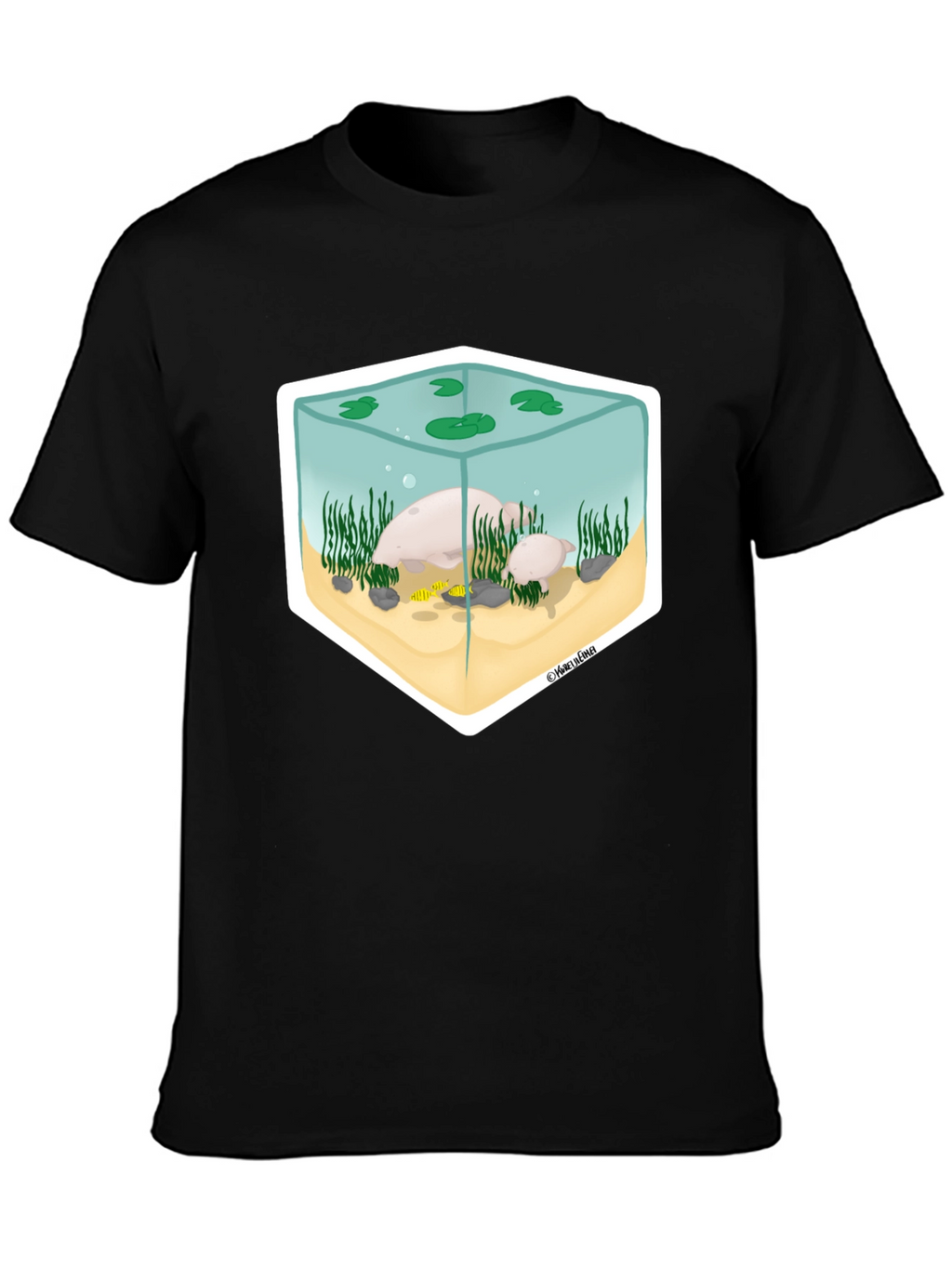 Aquarium Graphic Tee - Unique Design