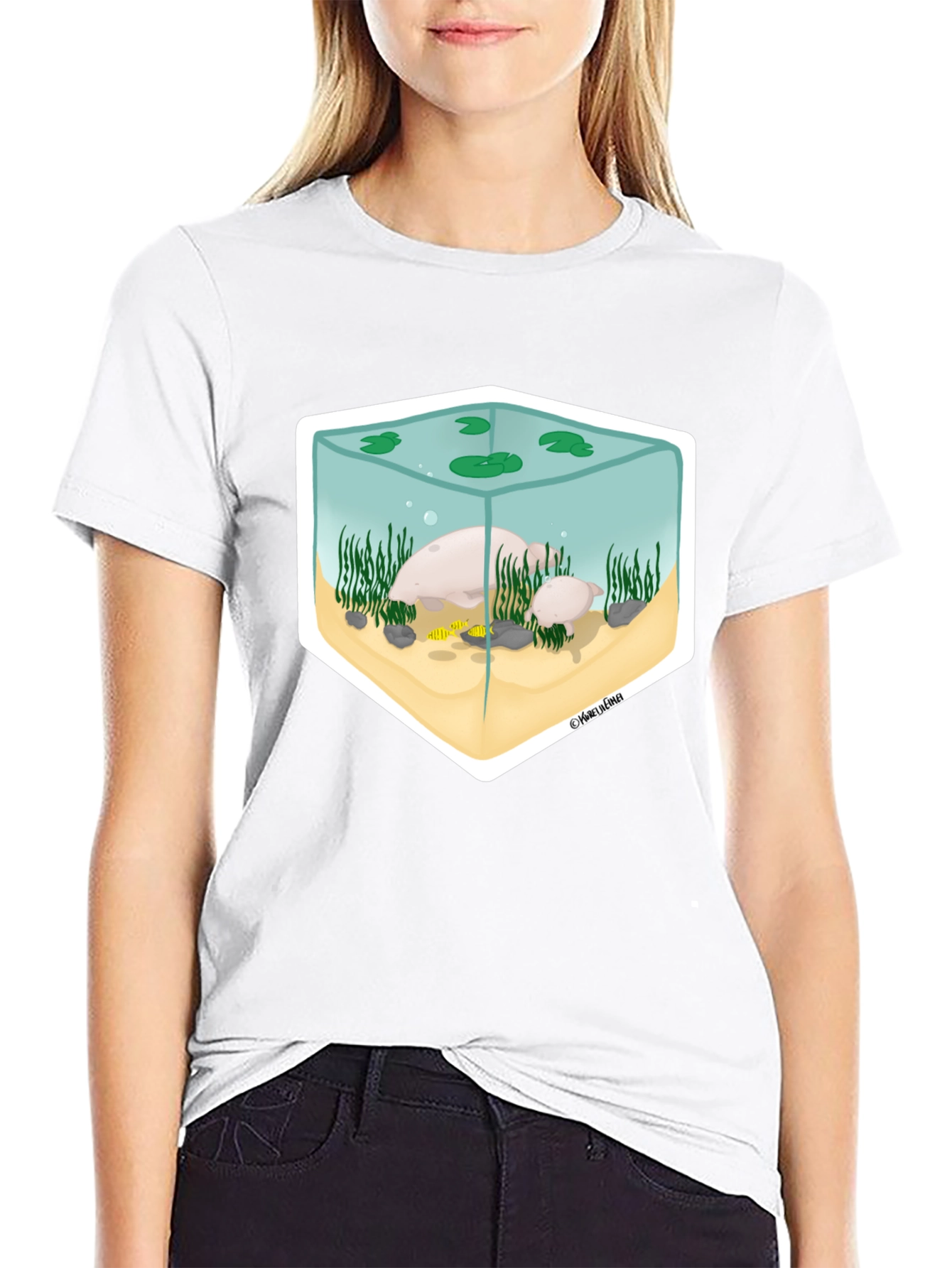 Aquarium Graphic Tee - Unique Design