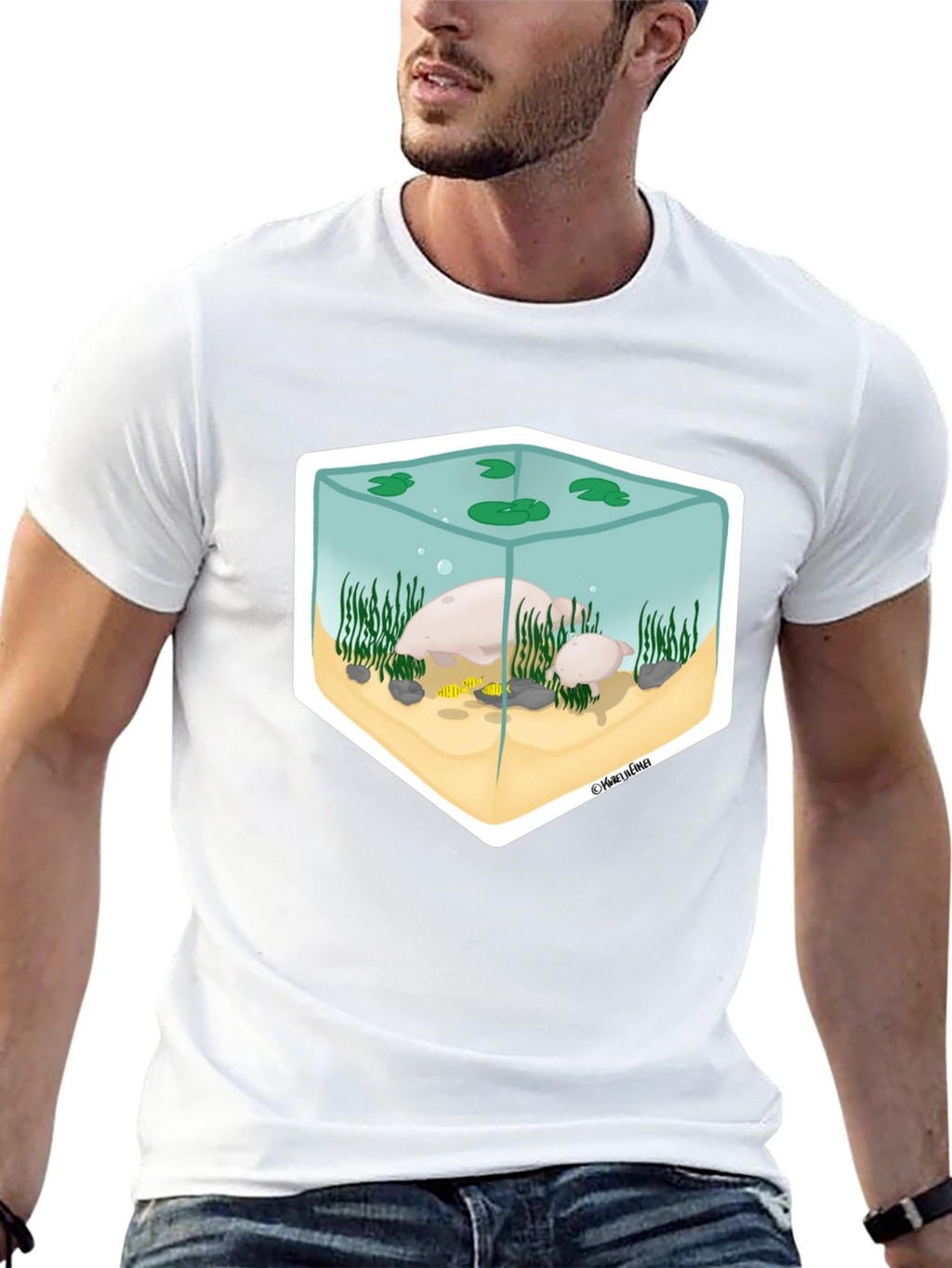 Aquarium Graphic Tee - Unique Design