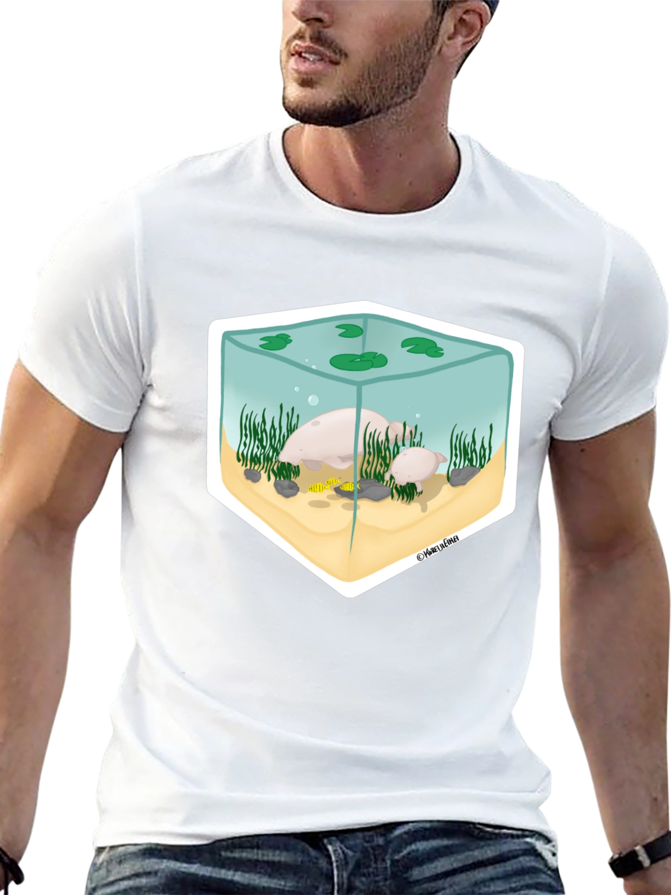 Aquarium Graphic Tee - Unique Design