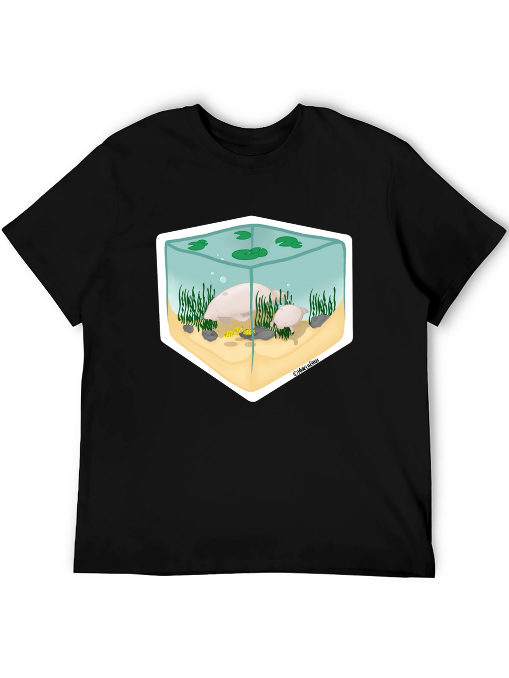 Aquarium Graphic Tee - Unique Design