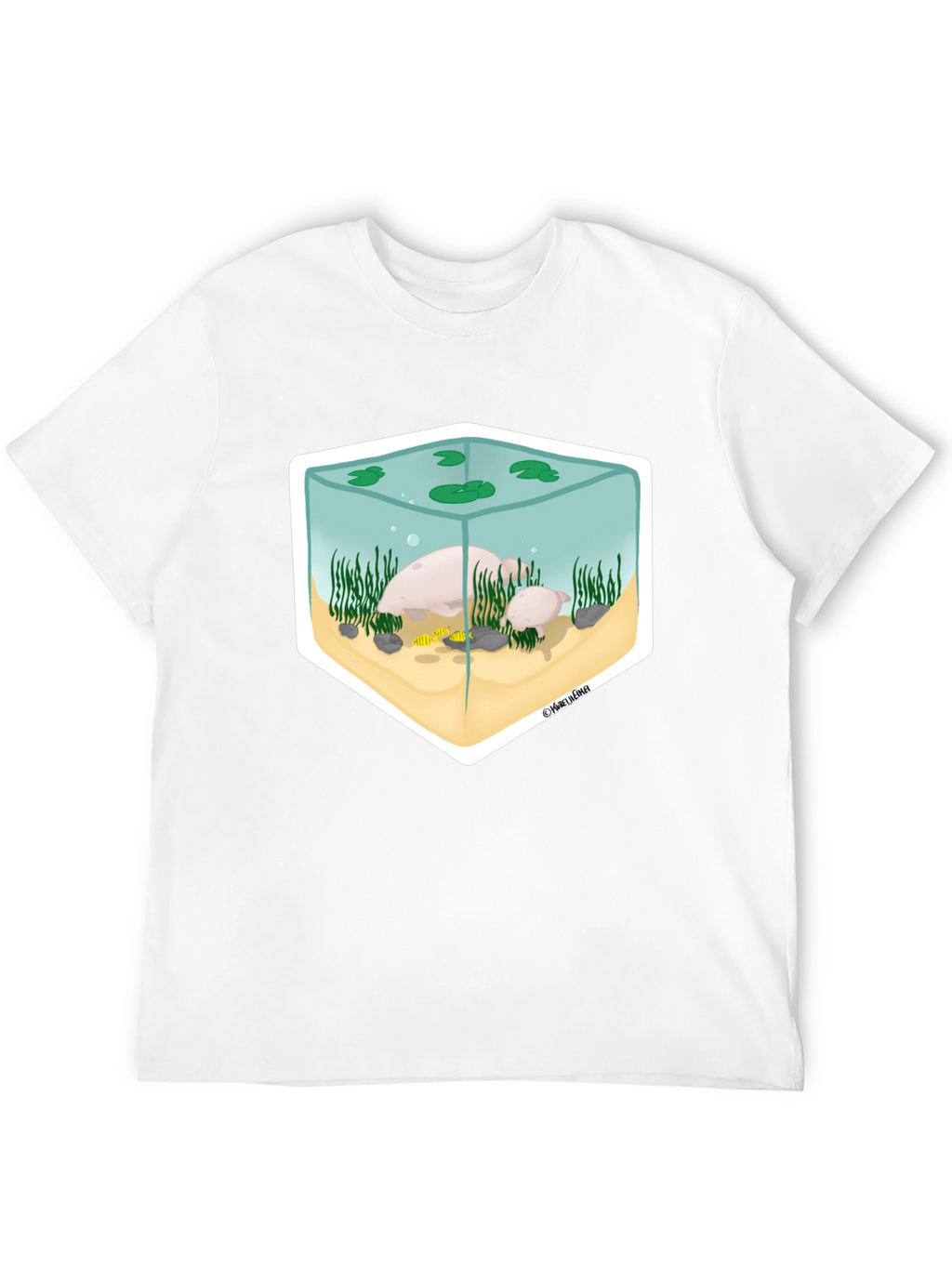 Aquarium Graphic Tee - Unique Design
