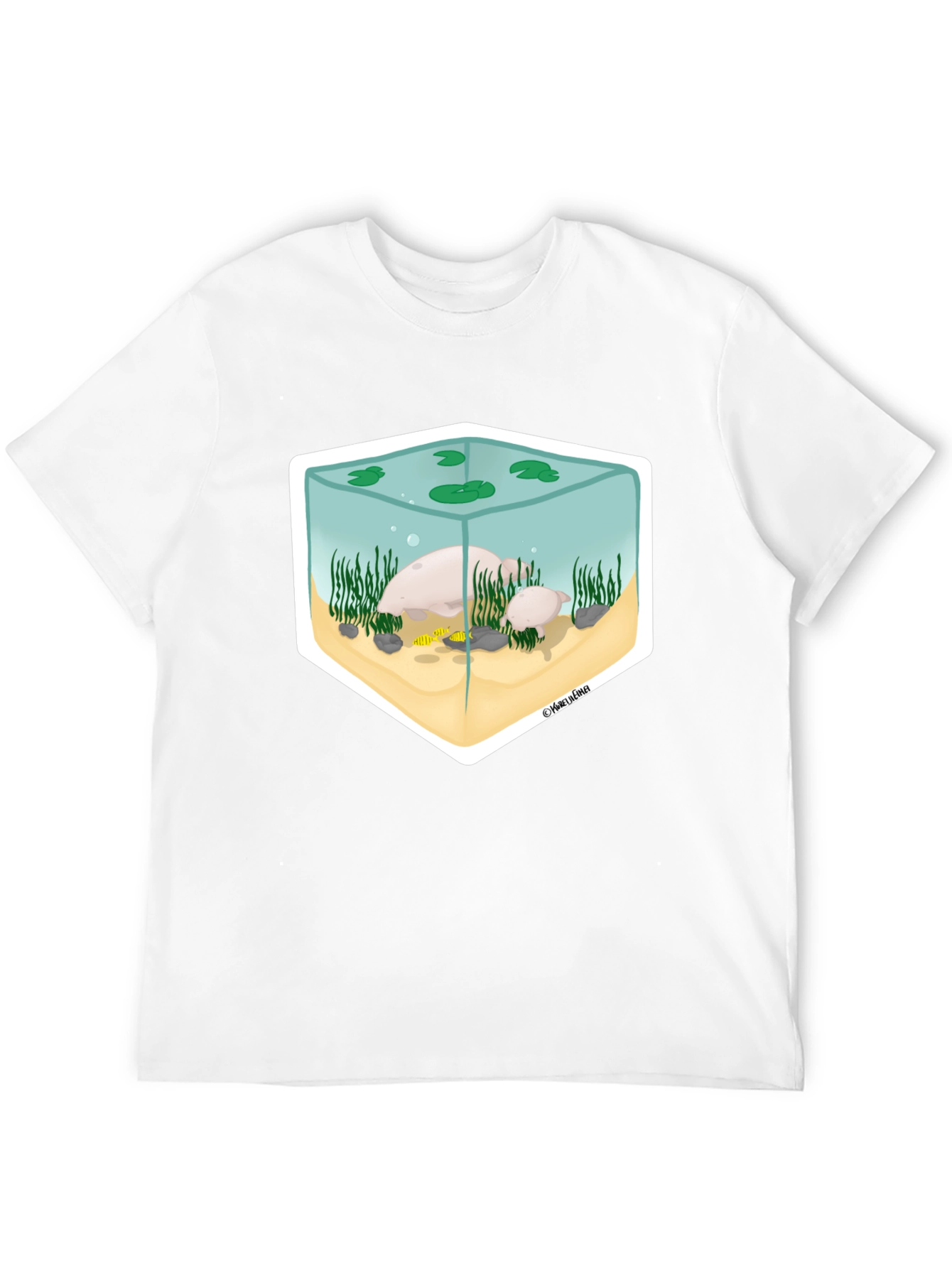 Aquarium Graphic Tee - Unique Design