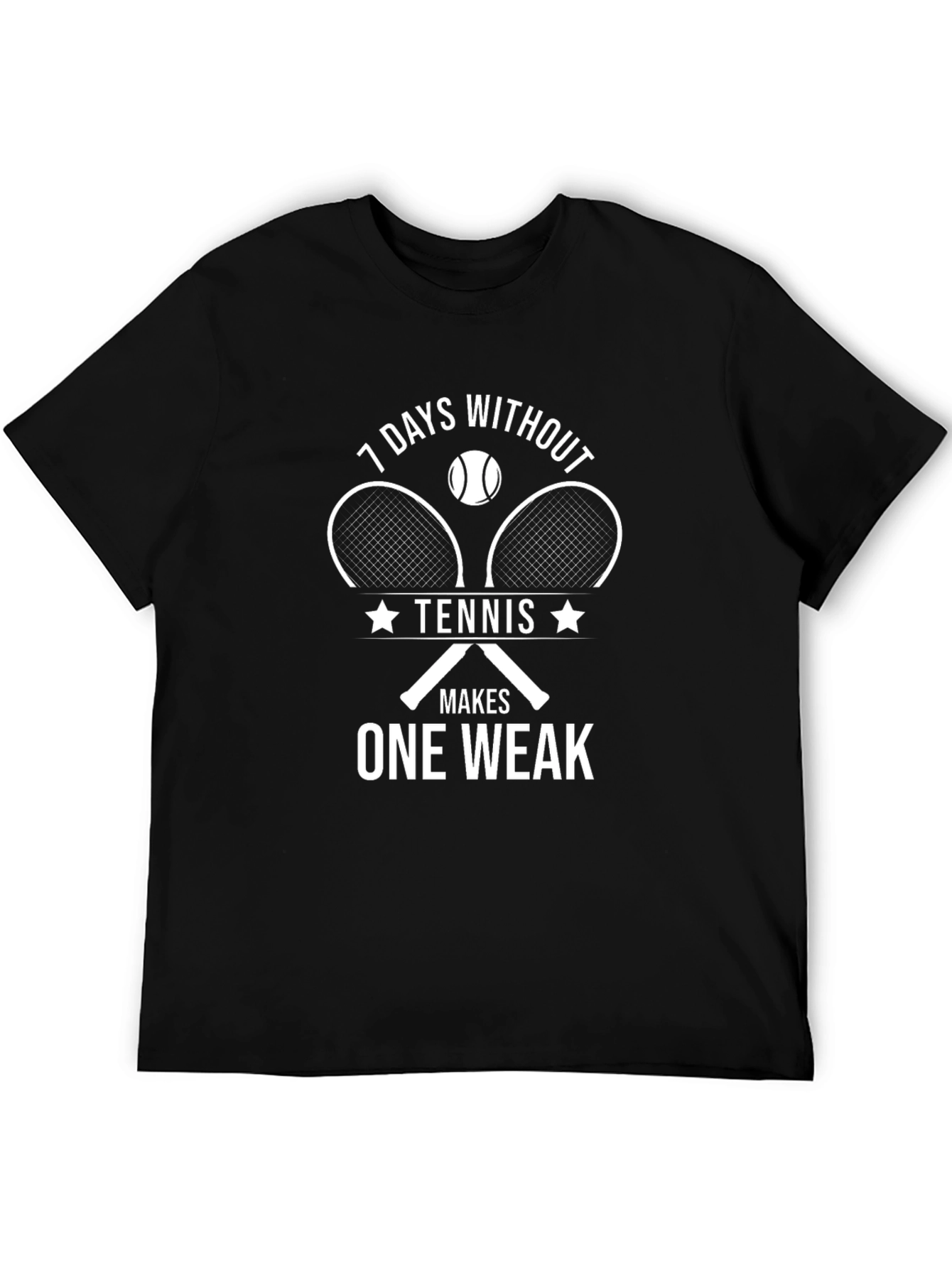 Tennis Humor Graphic T-Shirt - Funny Weak Pun Tee