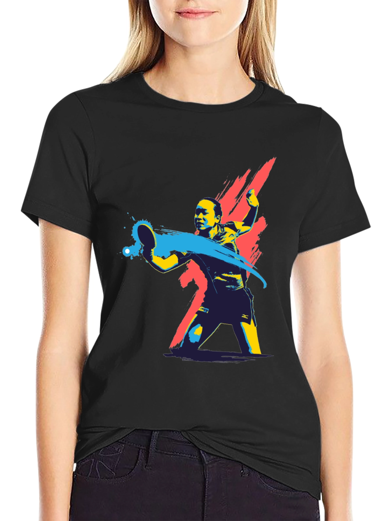 Table Tennis Graphic Tee - Cool Sporty Design