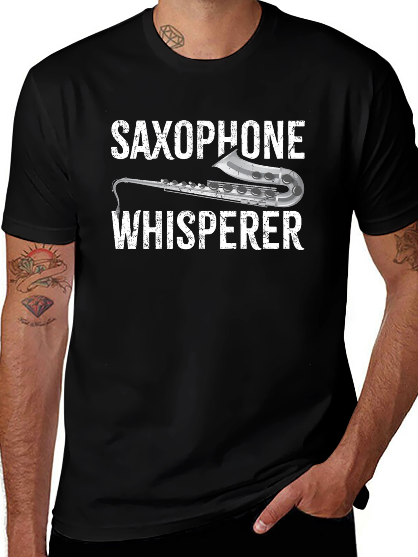 Saxophone Whisperer Graphic T-Shirt