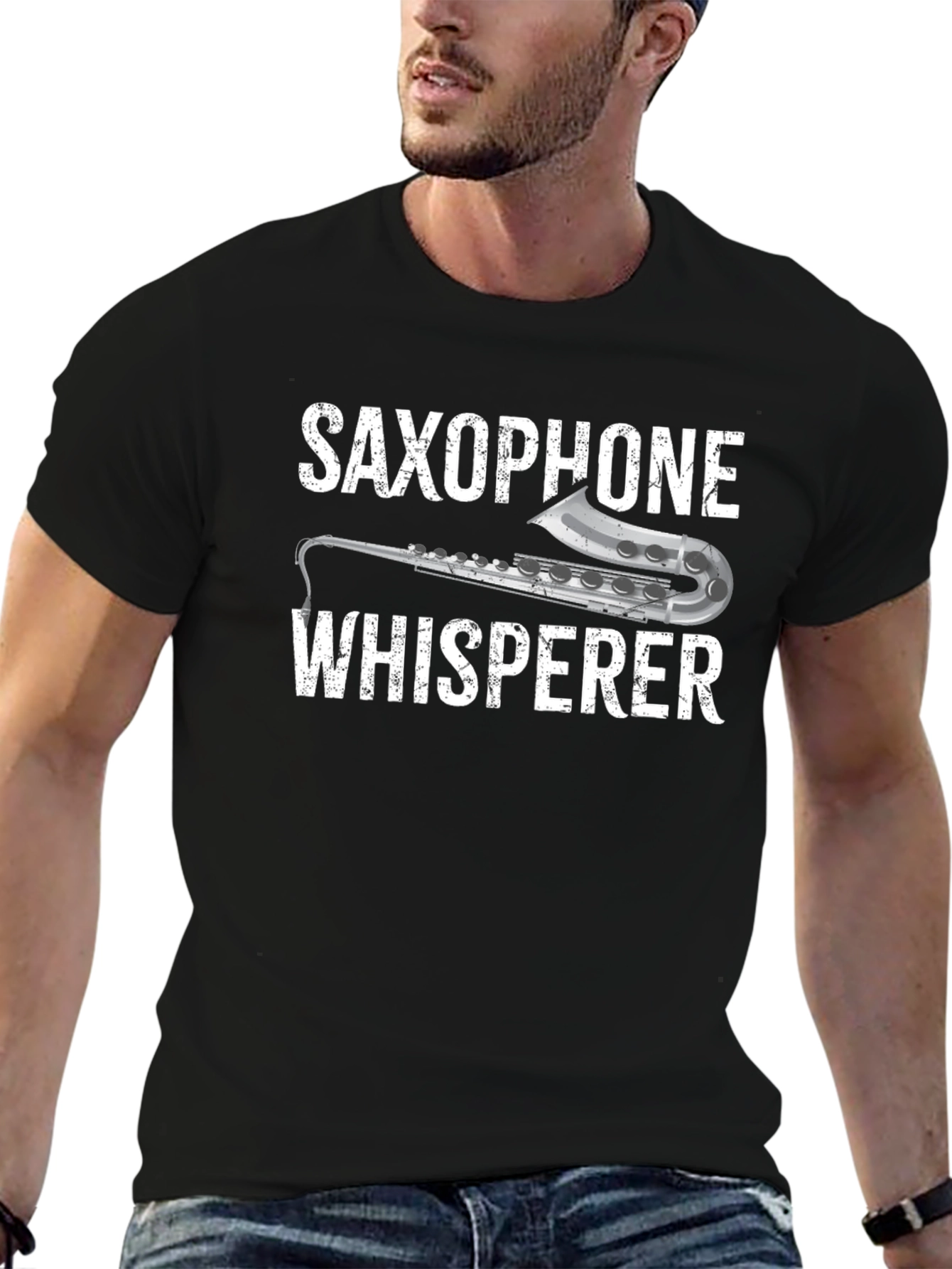 Saxophone Whisperer Graphic T-Shirt