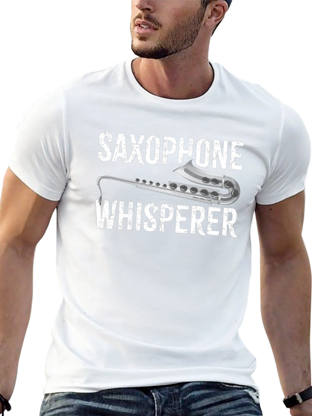 Saxophone Whisperer Graphic T-Shirt