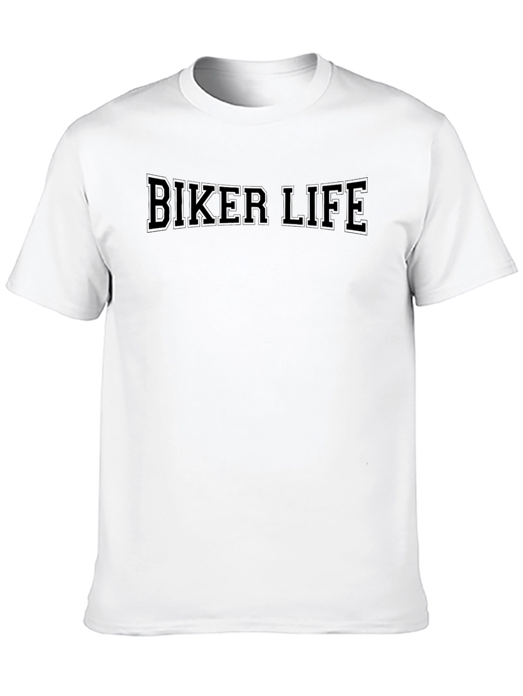 Biker Life Black Graphic Tee