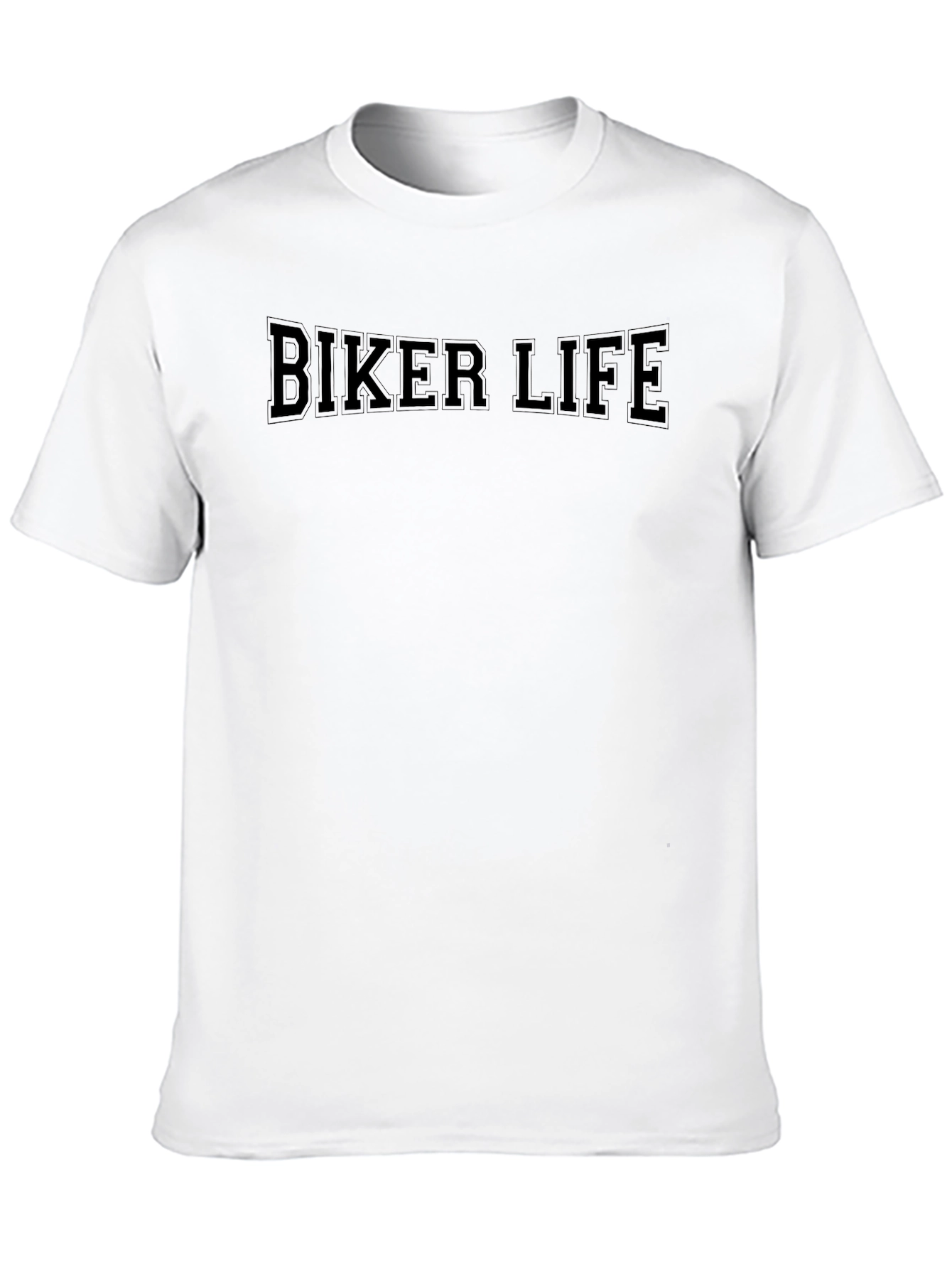 Biker Life Black Graphic Tee
