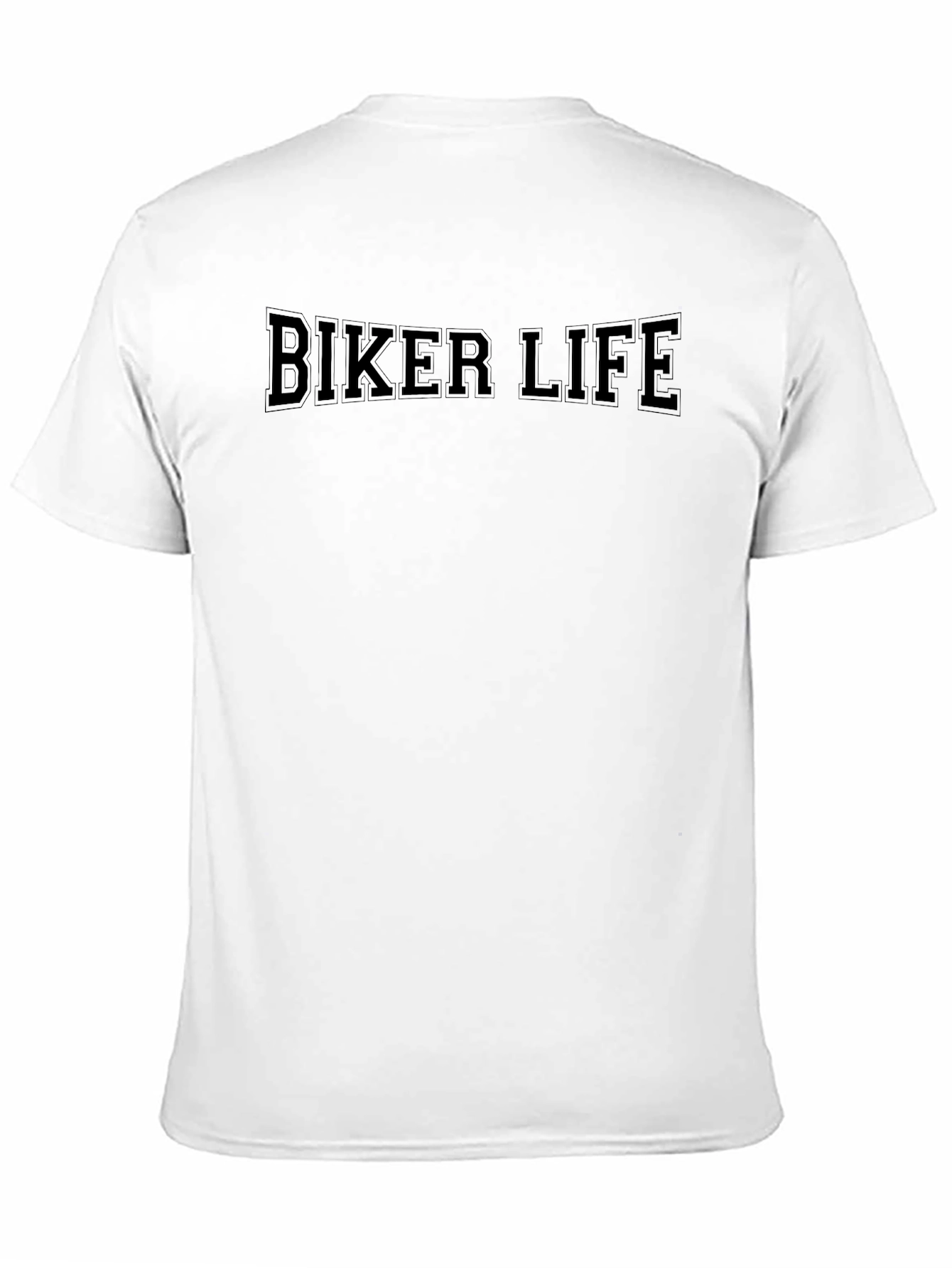 Biker Life Black Graphic Tee
