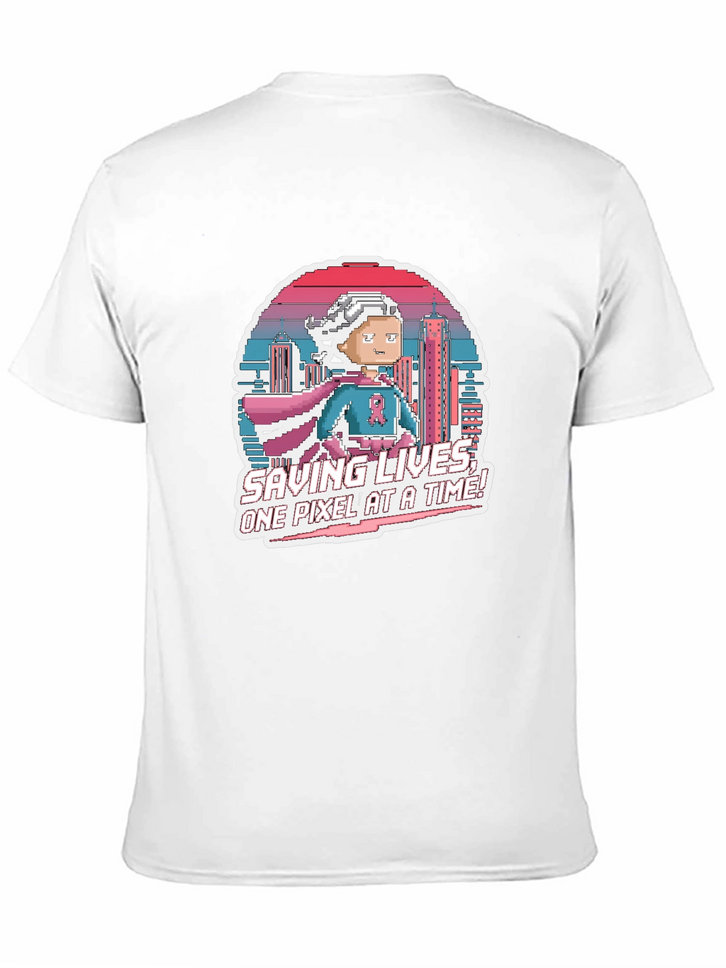 Saving Lives Pixel T-Shirt