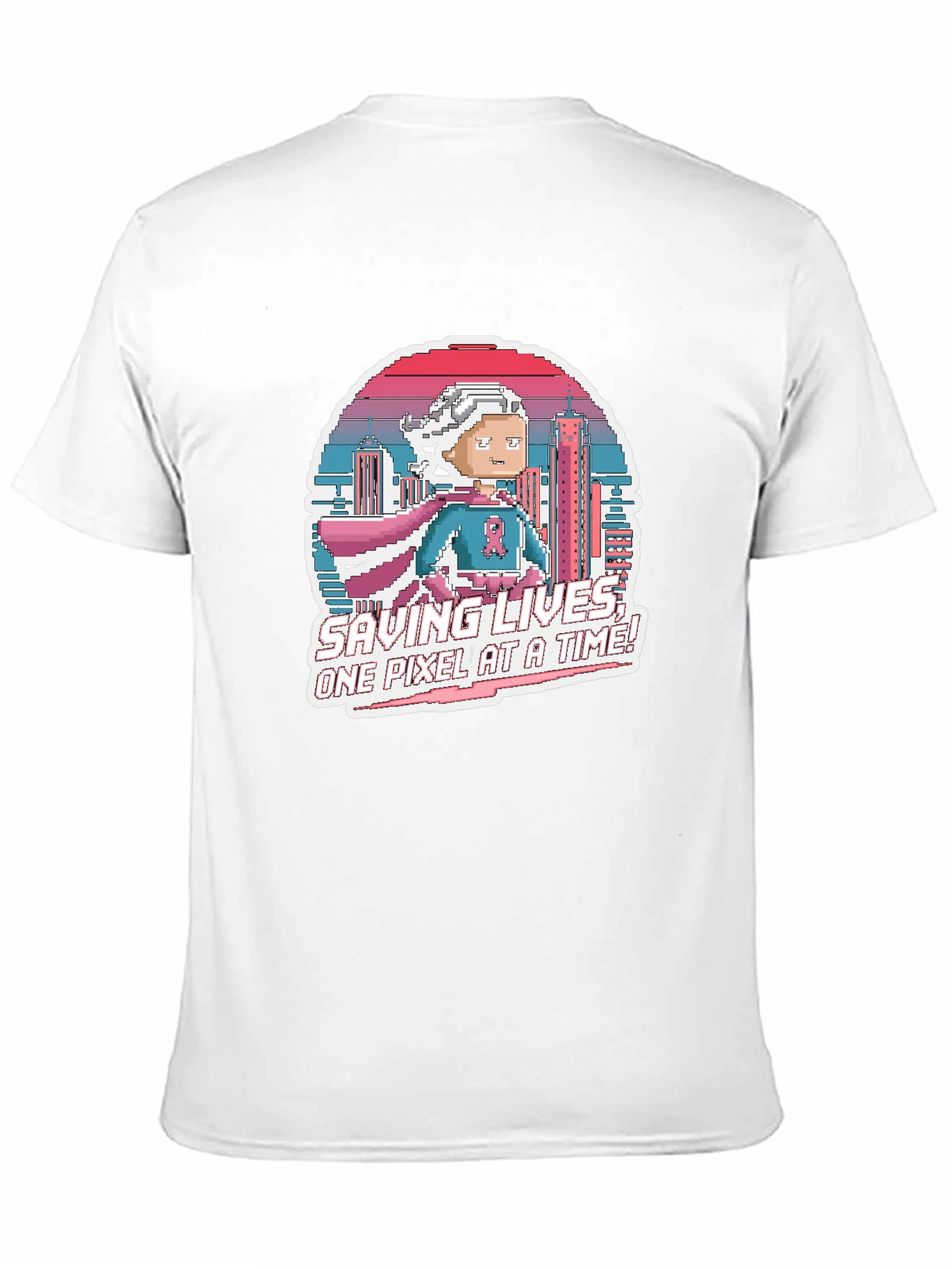 Saving Lives Pixel T-Shirt