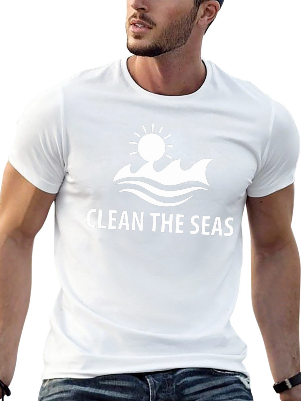 Clean the Seas Graphic Tee - Black