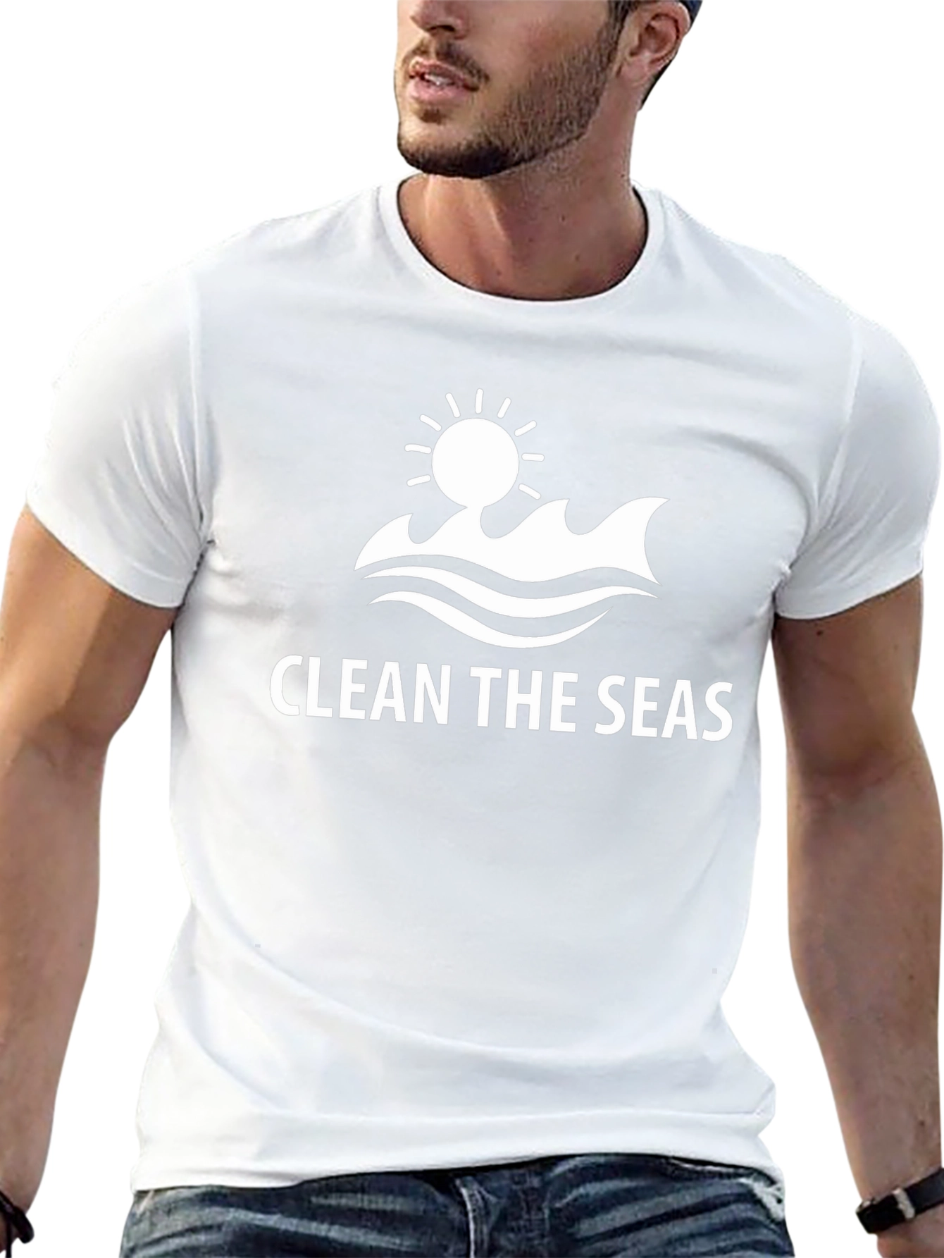 Clean the Seas Graphic Tee - Black